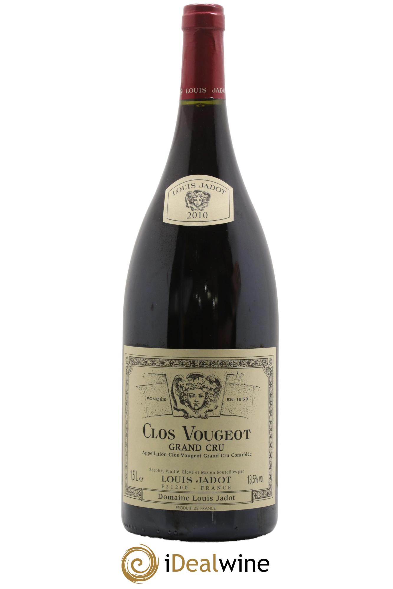 Clos de Vougeot Grand Cru Louis Jadot (Domaine) 2010 - Lotto di 1 magnum - 0