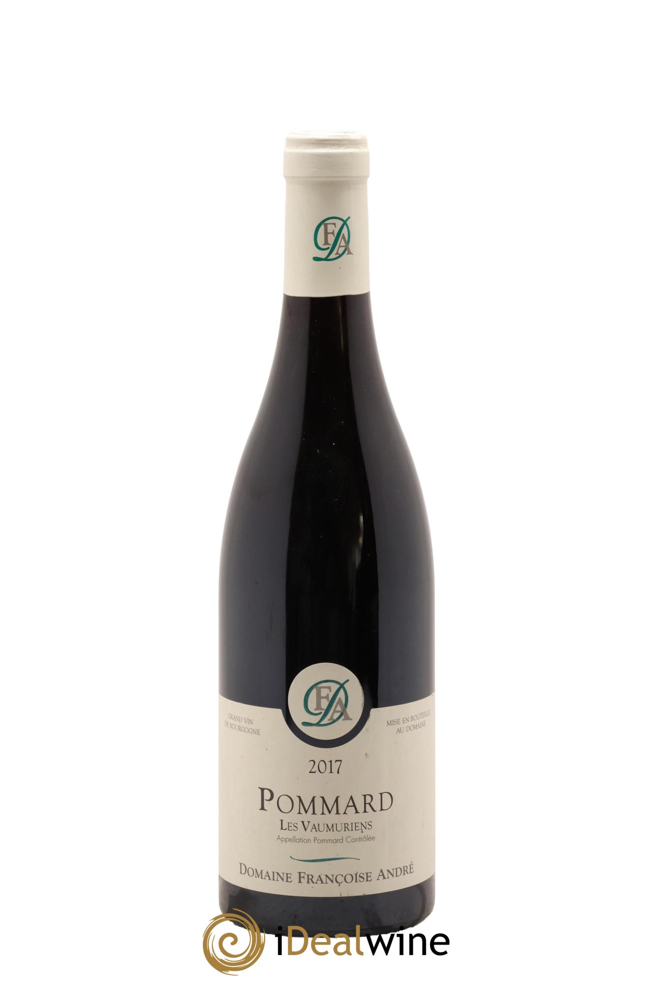 Pommard Les Vaumuriens Françoise André 2017 - Lot de 1 bouteille - 0
