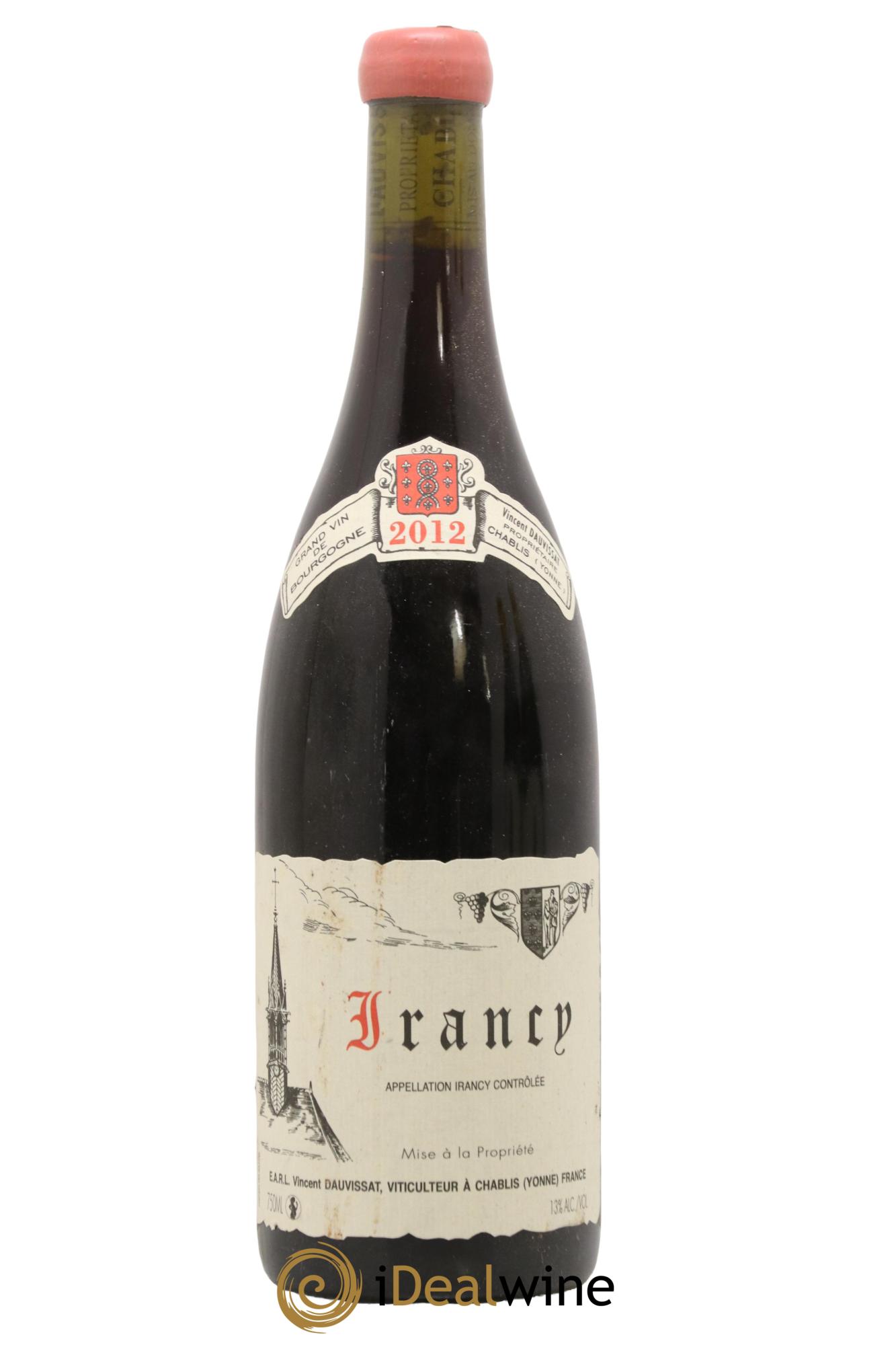 Irancy Vincent Dauvissat (Domaine) 2012 - Lot de 1 bouteille - 0