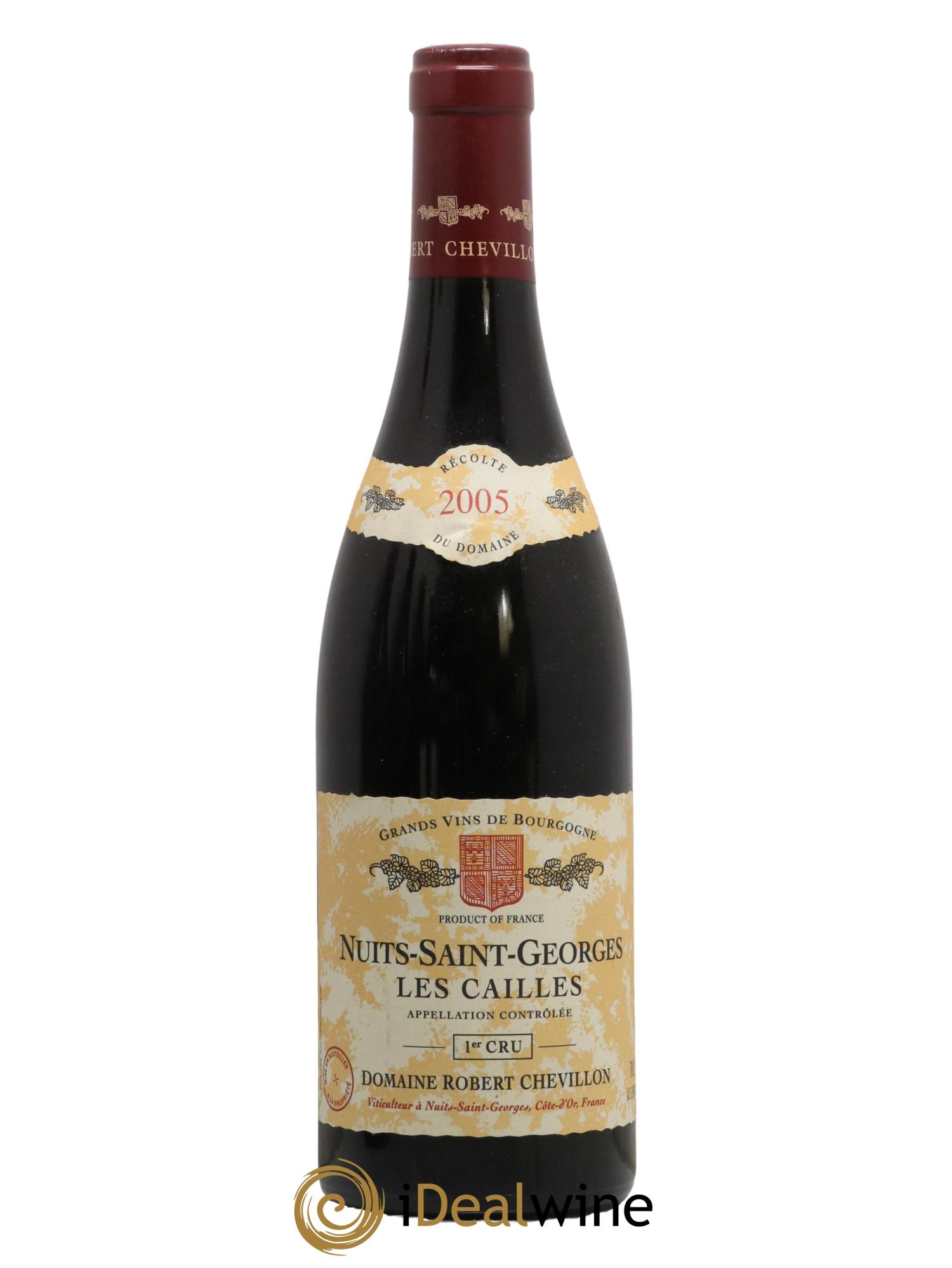 Nuits-Saint-Georges 1er Cru Les Cailles Robert Chevillon 2005 - Lot de 1 bouteille - 0