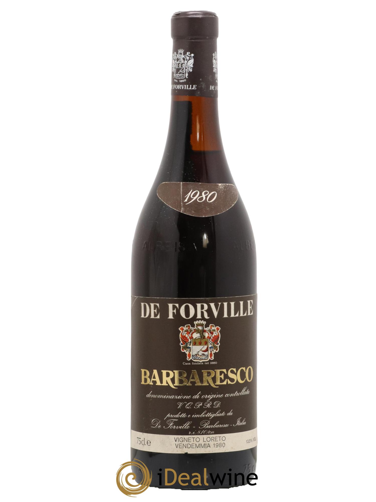Barbaresco DOCG Vigneto Loreto de Forville 1980 - Lot de 1 bouteille - 0