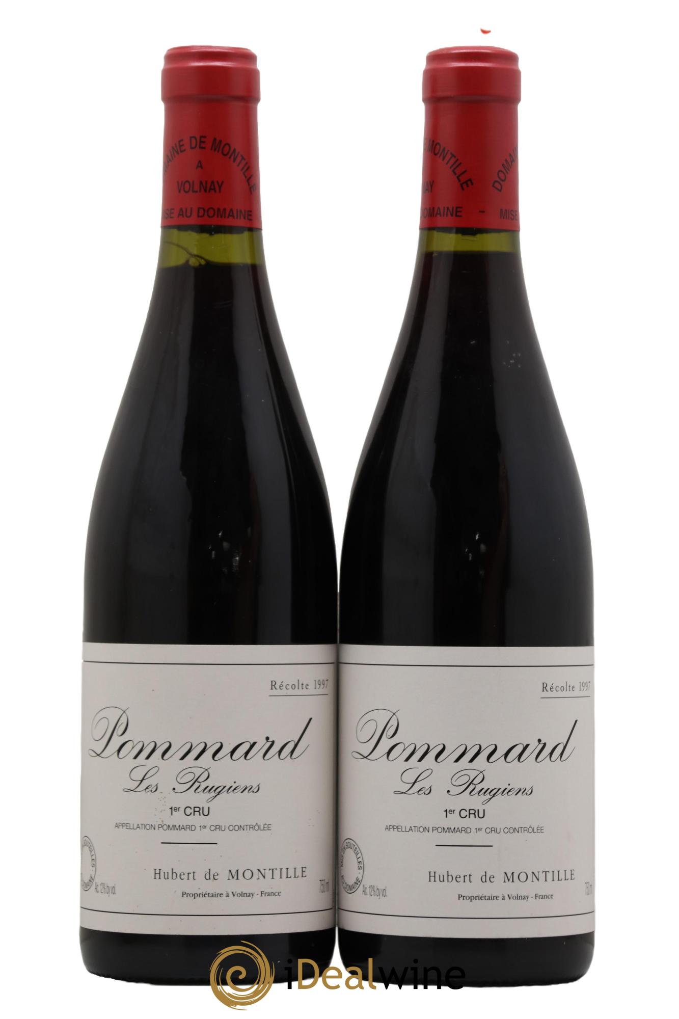 Pommard 1er Cru Les Rugiens De Montille (Domaine) 1997 - Lot de 2 bouteilles - 0