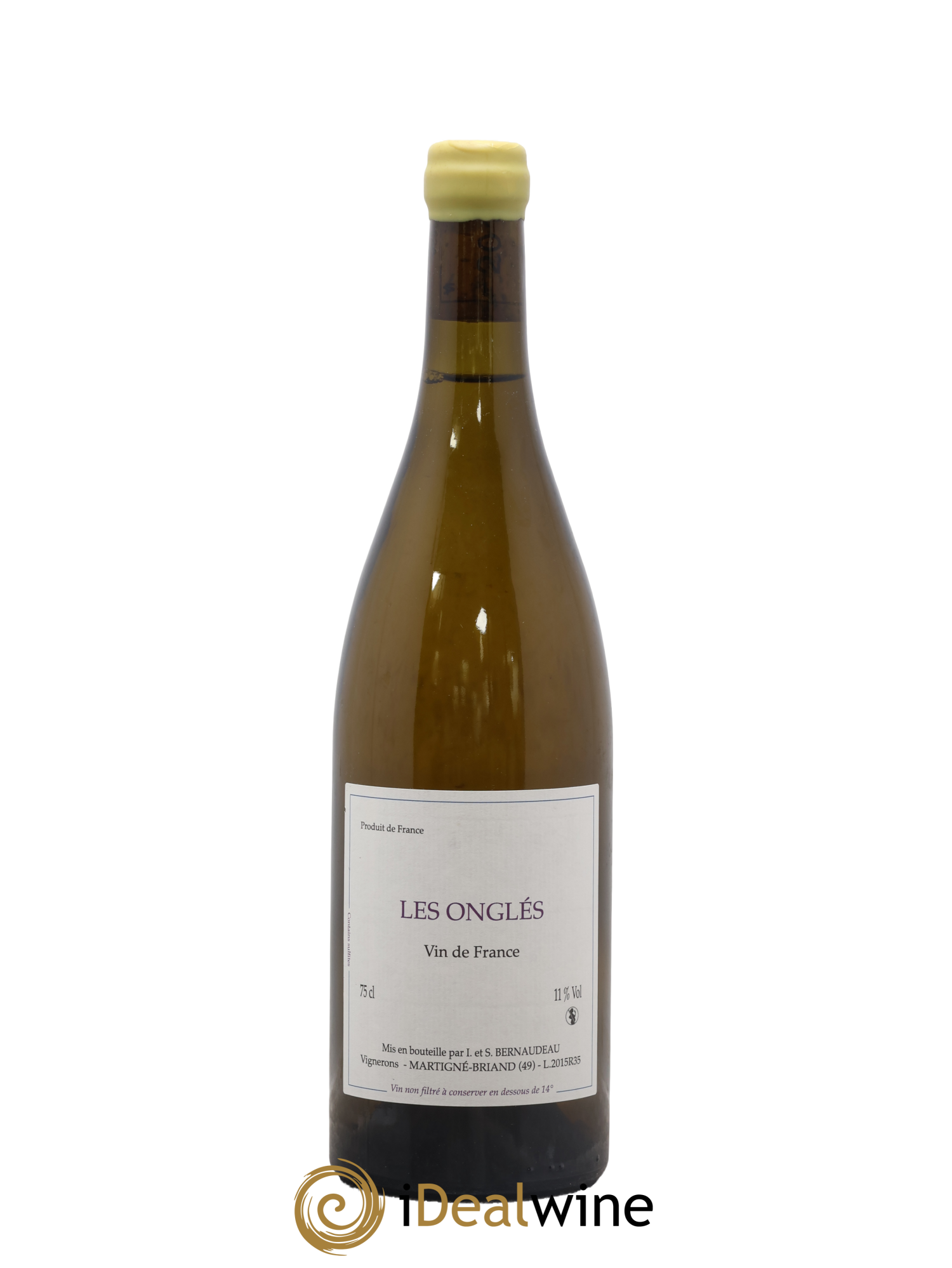 Vin de France Les Onglés Stéphane Bernaudeau 2015 - Posten von 1 Flasche - 0