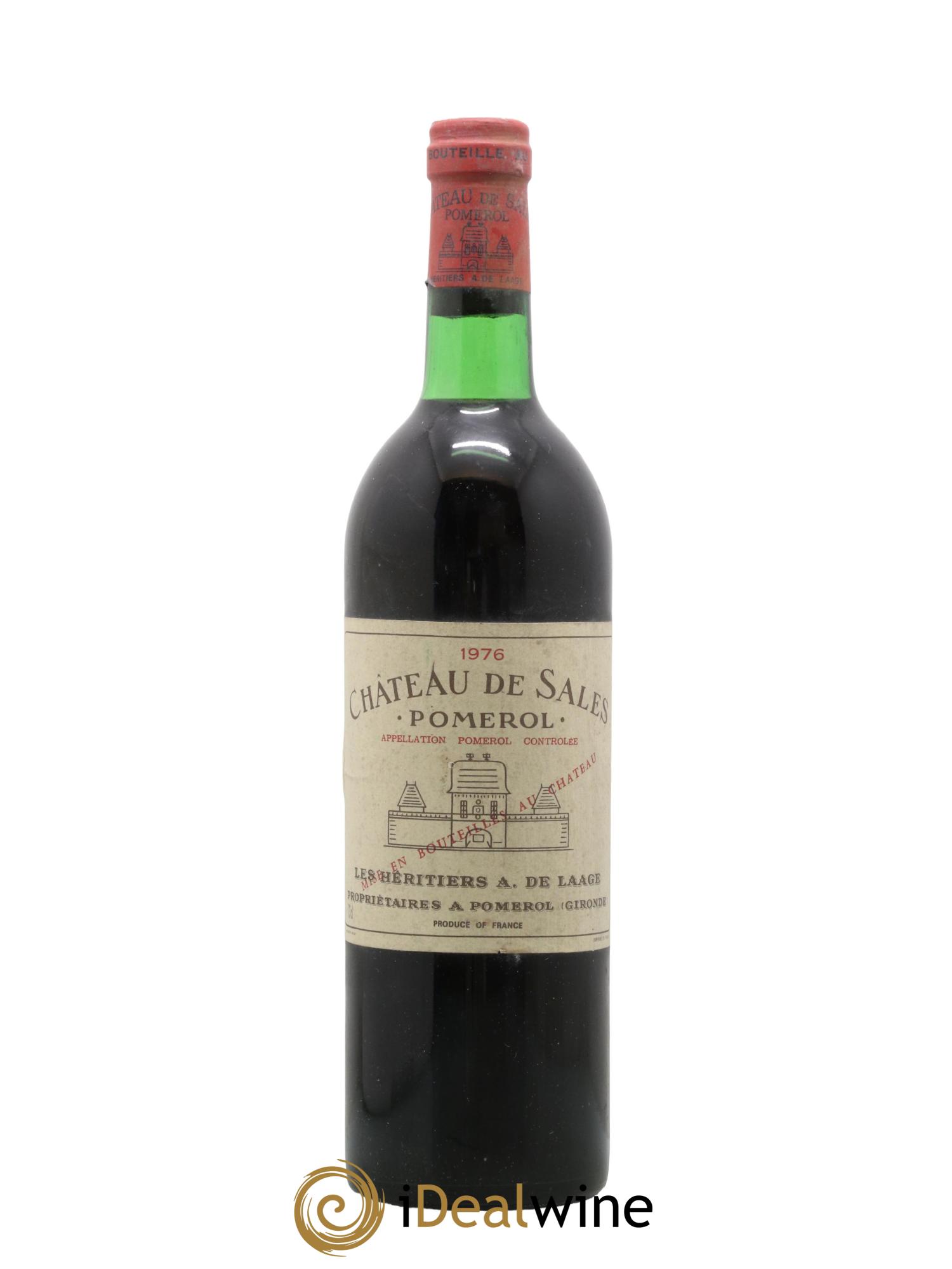 Château de Sales 1976 - Lot de 1 bouteille - 0