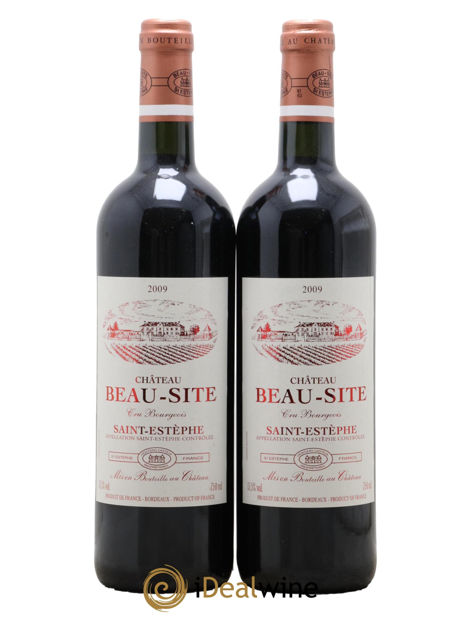 Château Beau Site Cru Bourgeois 2009 - Lot de 2 bouteilles - 0