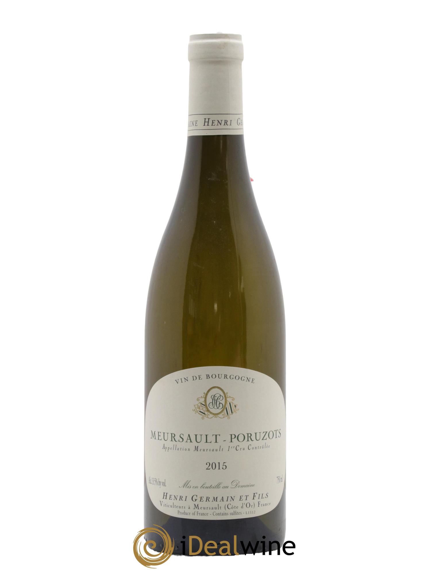 Meursault 1er Cru Poruzots Henri Germain 2015 - Lot de 1 bouteille - 0
