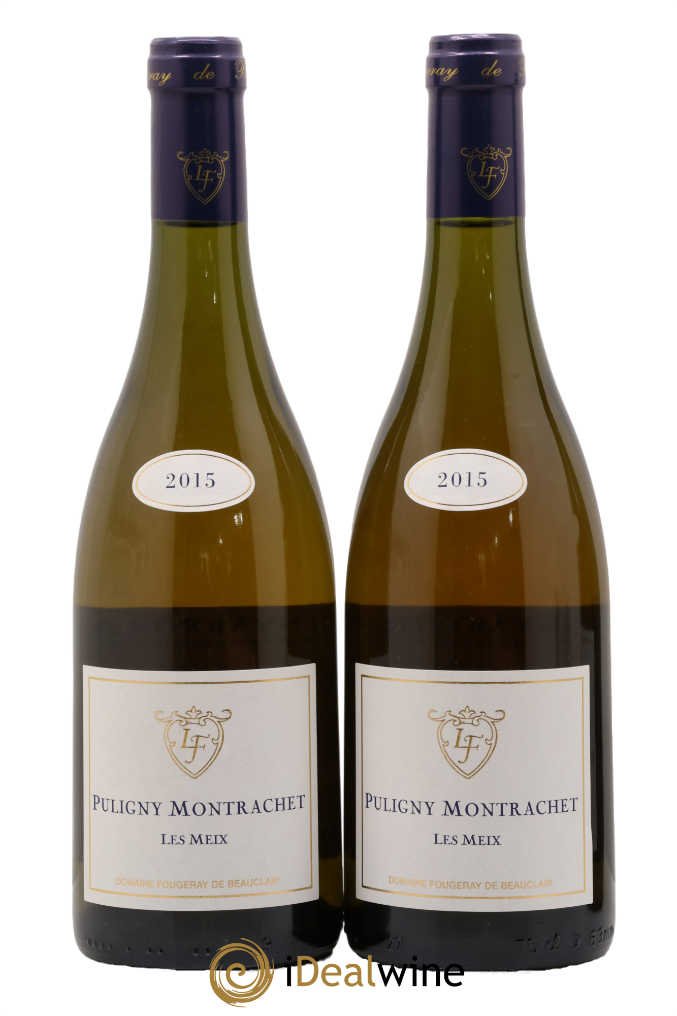 Puligny-Montrachet Les Meix Fougeray de Beauclair 2015 - Lot de 2 bouteilles - 0