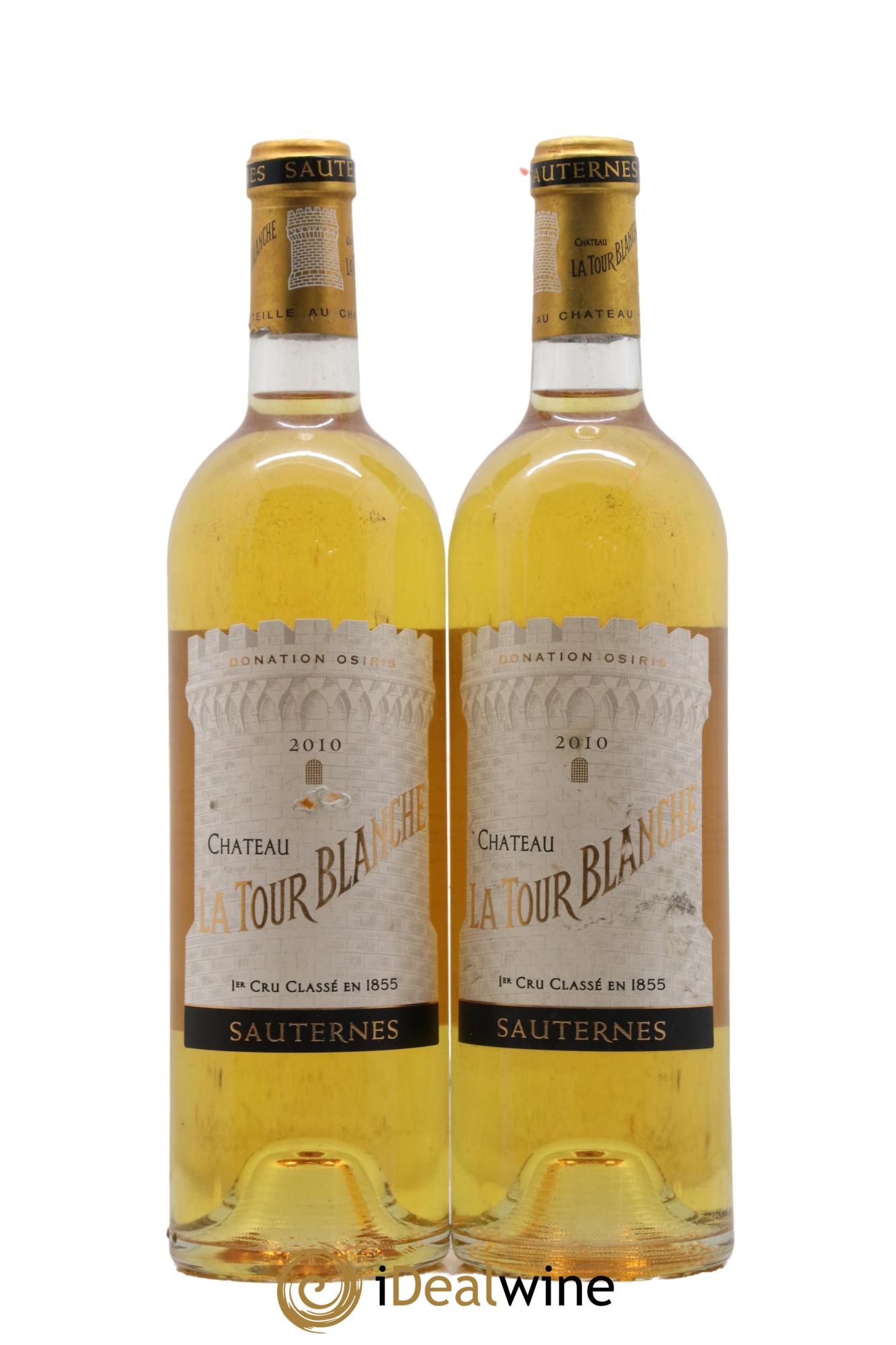 Château la Tour Blanche 1er Grand Cru Classé 2010 - Lot de 2 bouteilles - 0
