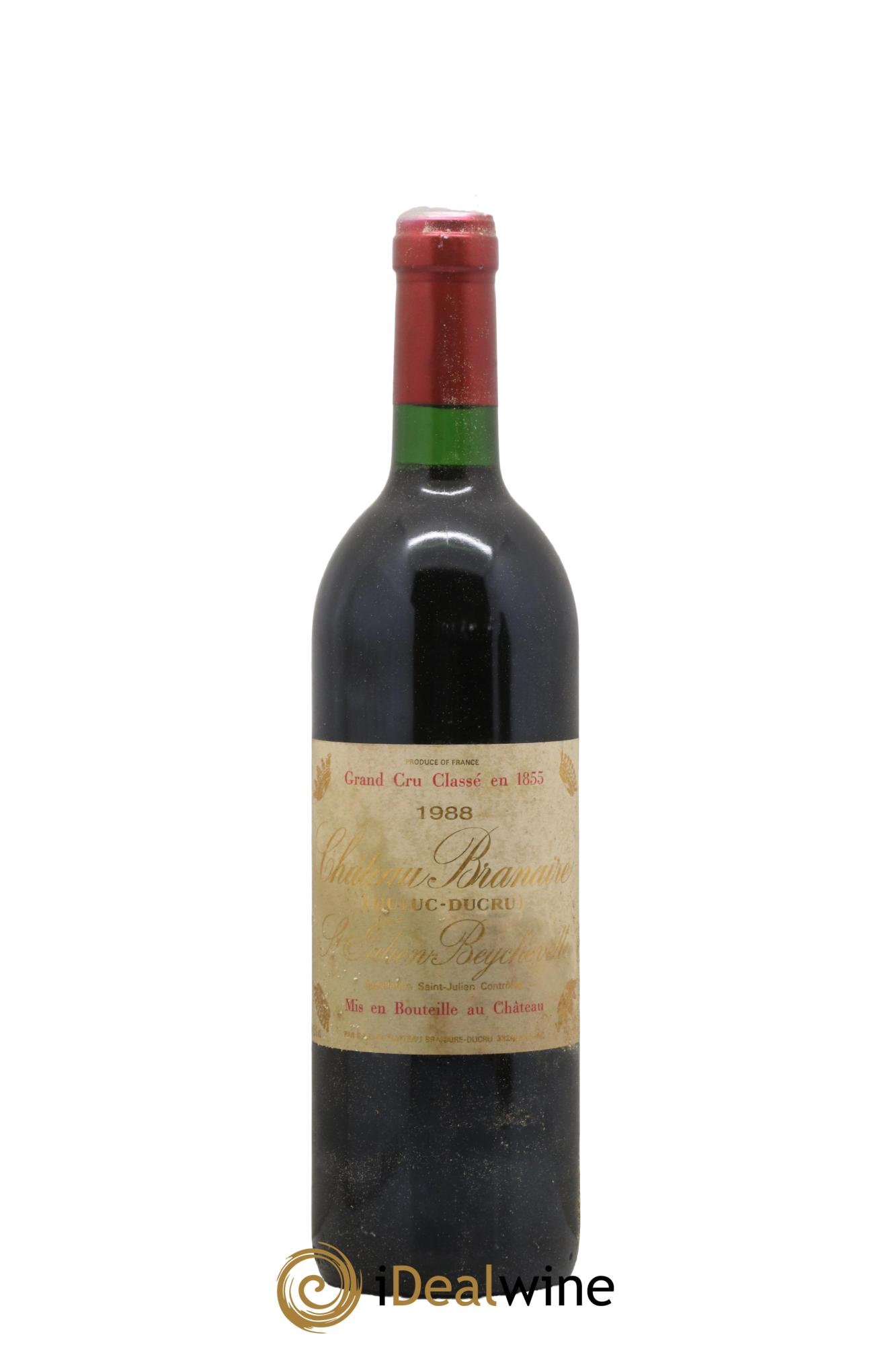 Château Branaire Ducru 4ème Grand Cru Classé 1988 - Posten von 1 Flasche - 0