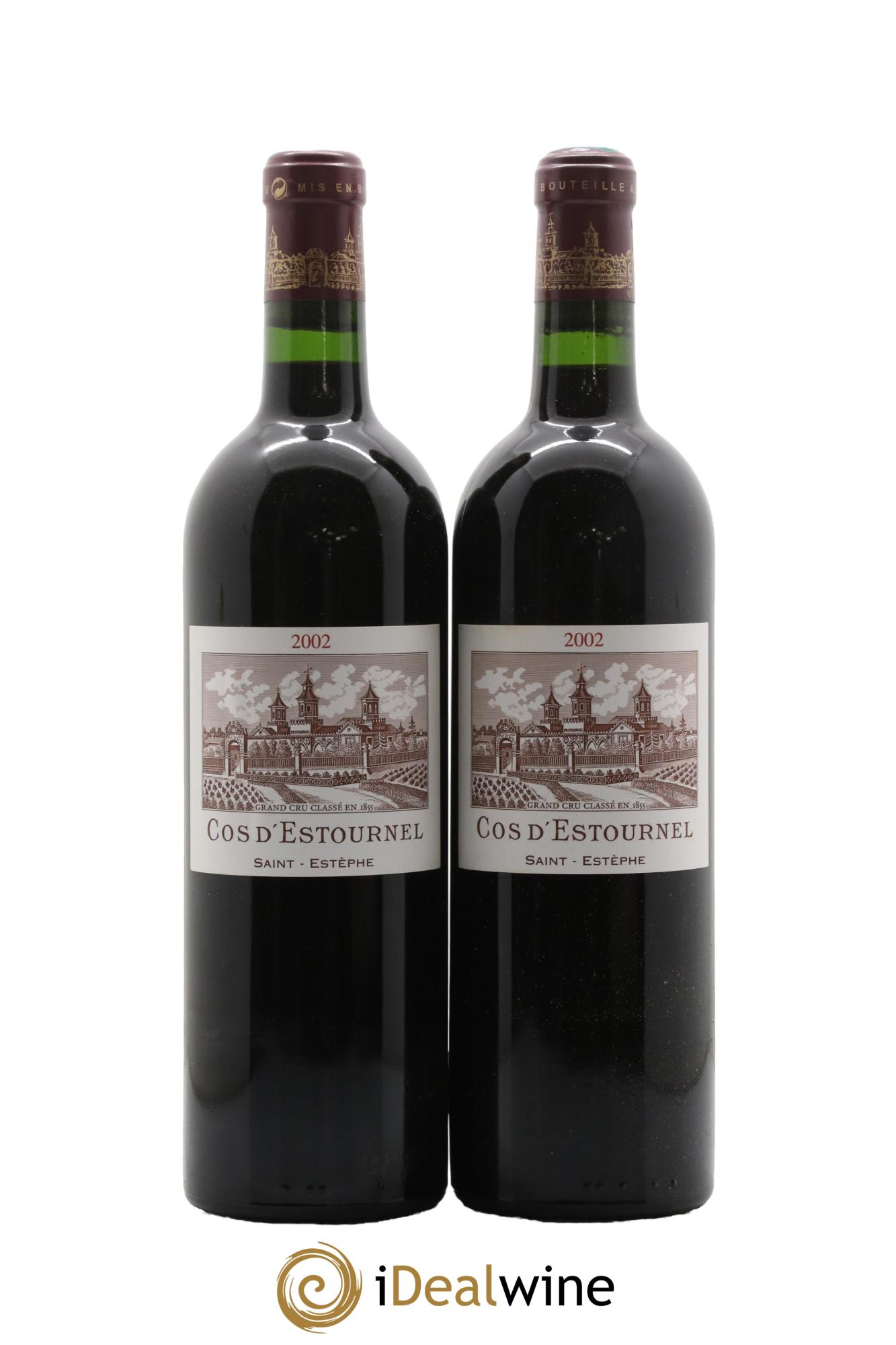 Cos d'Estournel 2ème Grand Cru Classé 2002 - Lot de 2 bouteilles - 0