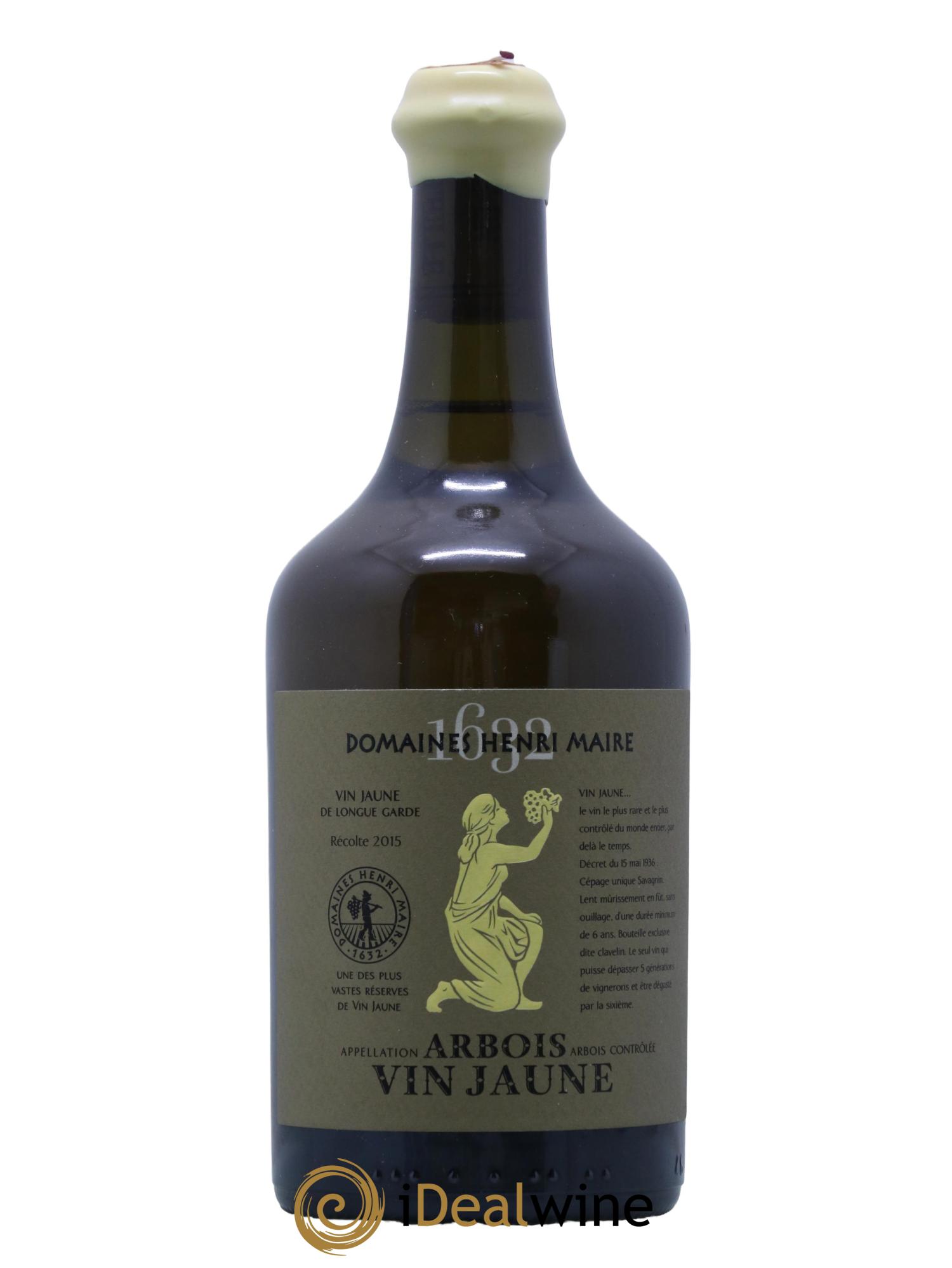 Arbois Vin Jaune Henri Maire 2015 - Lot de 1 clavelin - 0