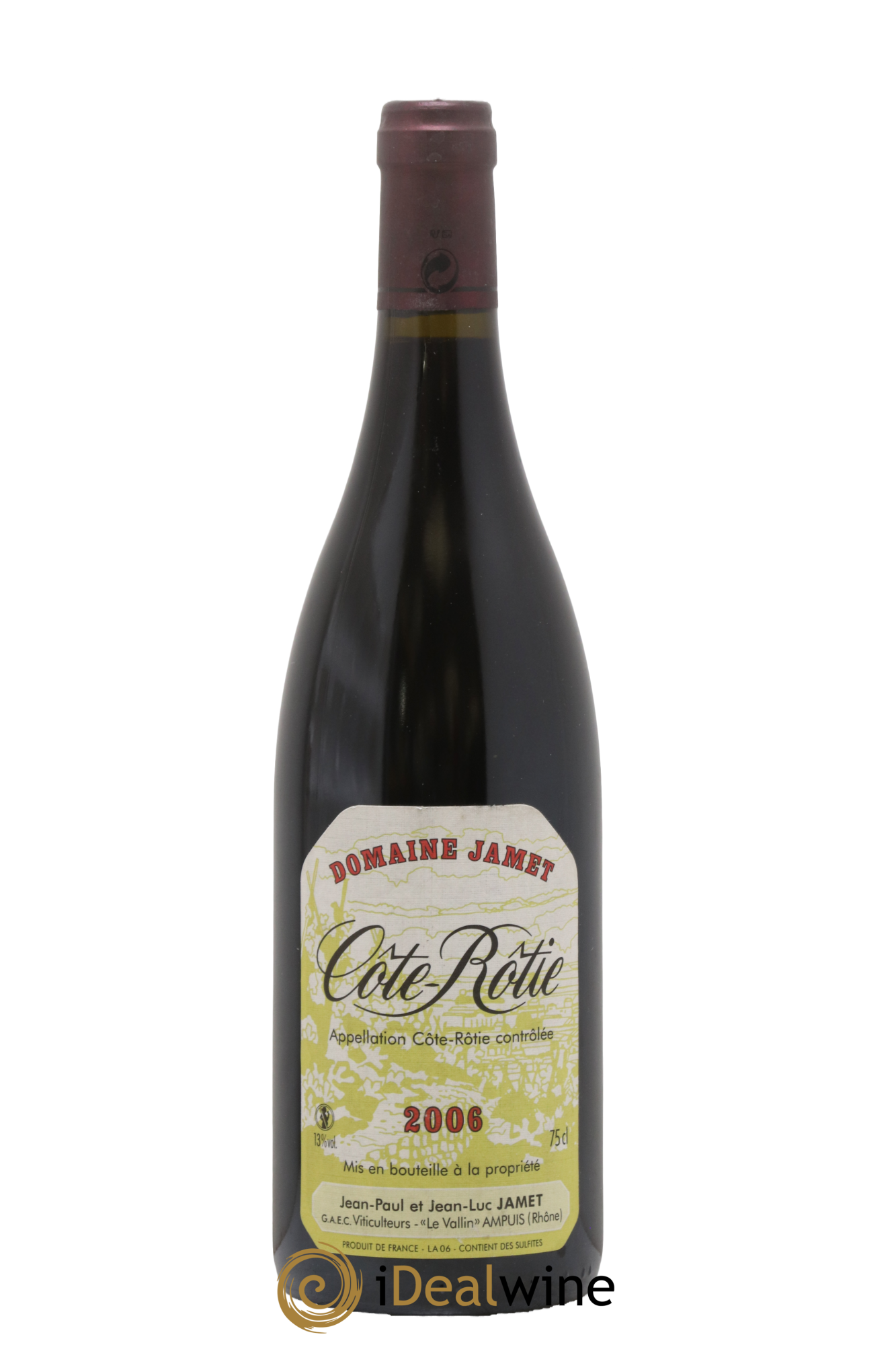 Côte-Rôtie Jamet (Domaine) 2006 - Lot de 1 bouteille - 0