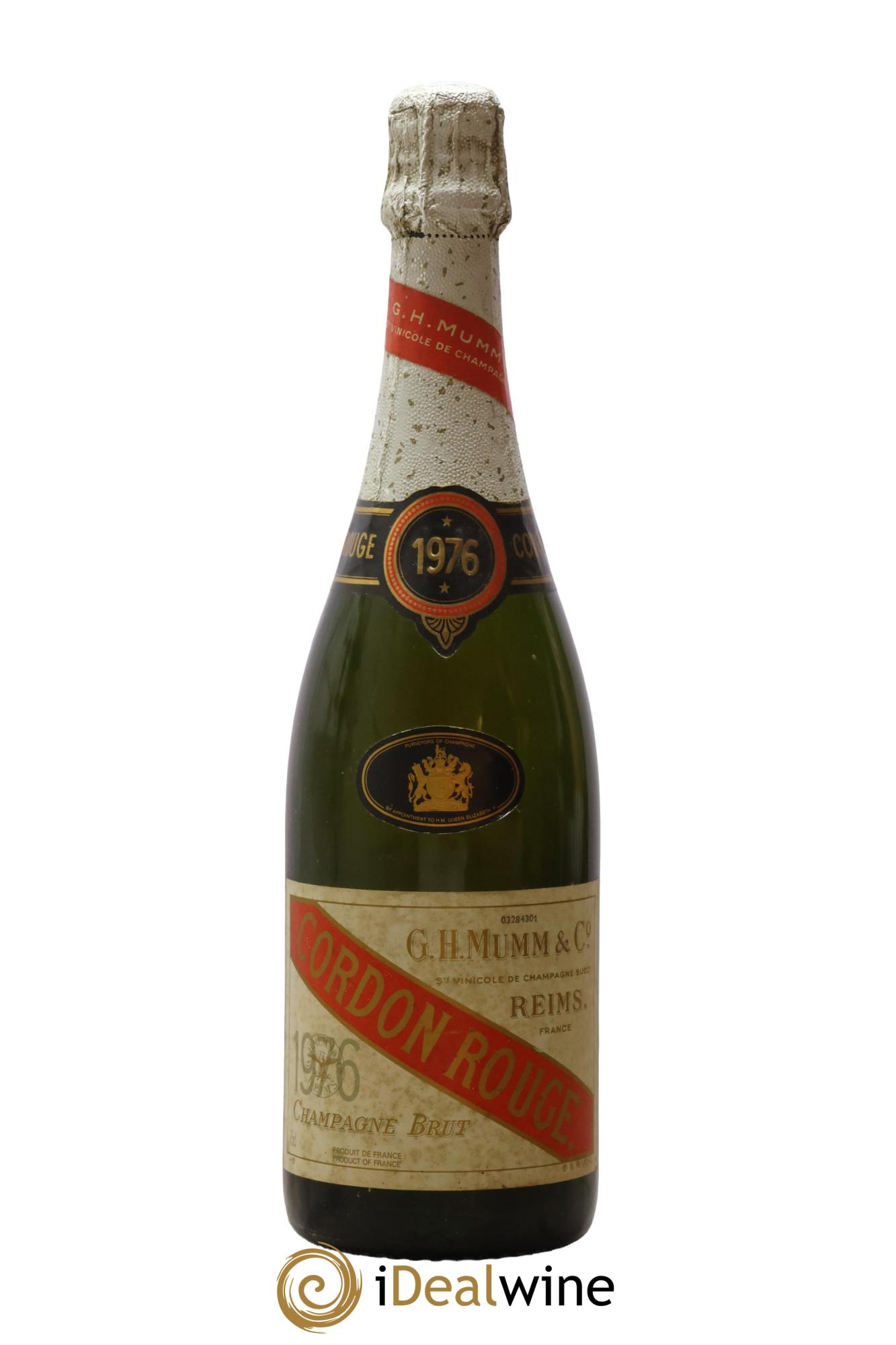 Cordon Rouge Mumm 1976 - Lot of 1 bottle - 0