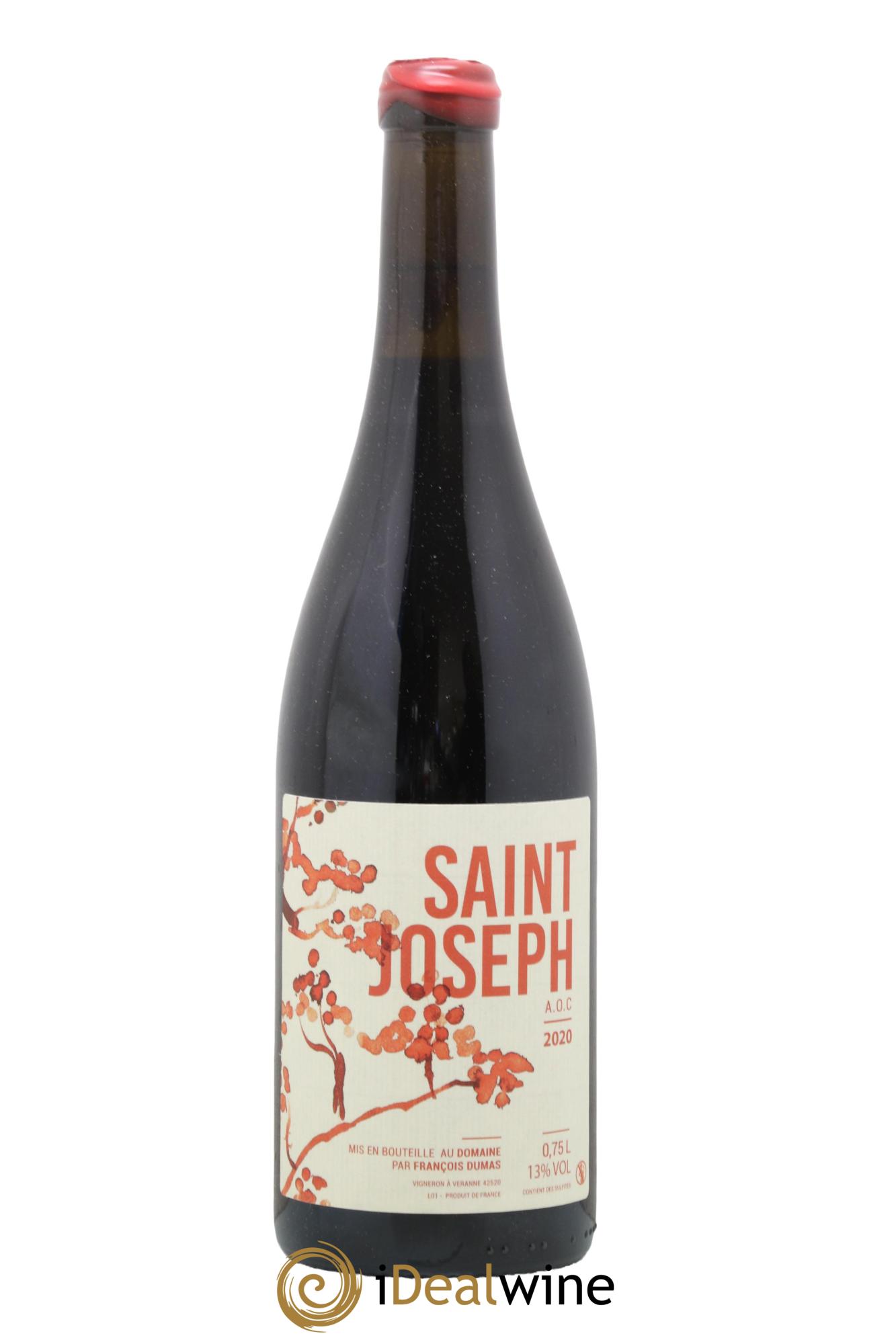 Saint-Joseph Domaine François Dumas 2020 - Lot de 1 bouteille - 0