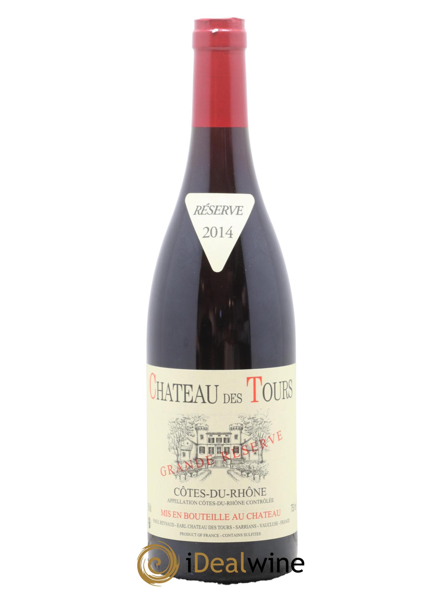 Côtes-du-Rhône Château des Tours Grande Réserve Emmanuel Reynaud 2014 - Lot de 1 bouteille - 0