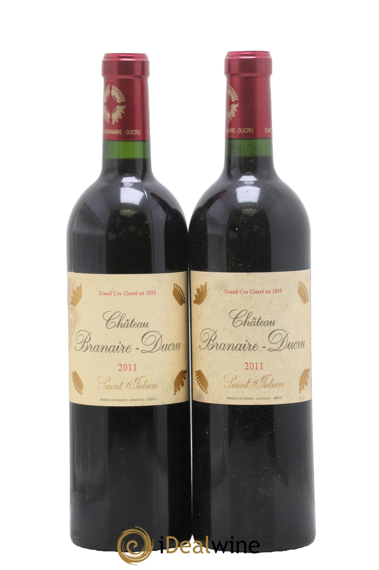 Château Branaire Ducru 4ème Grand Cru Classé 2011 - Posten von 2 Flaschen - 0