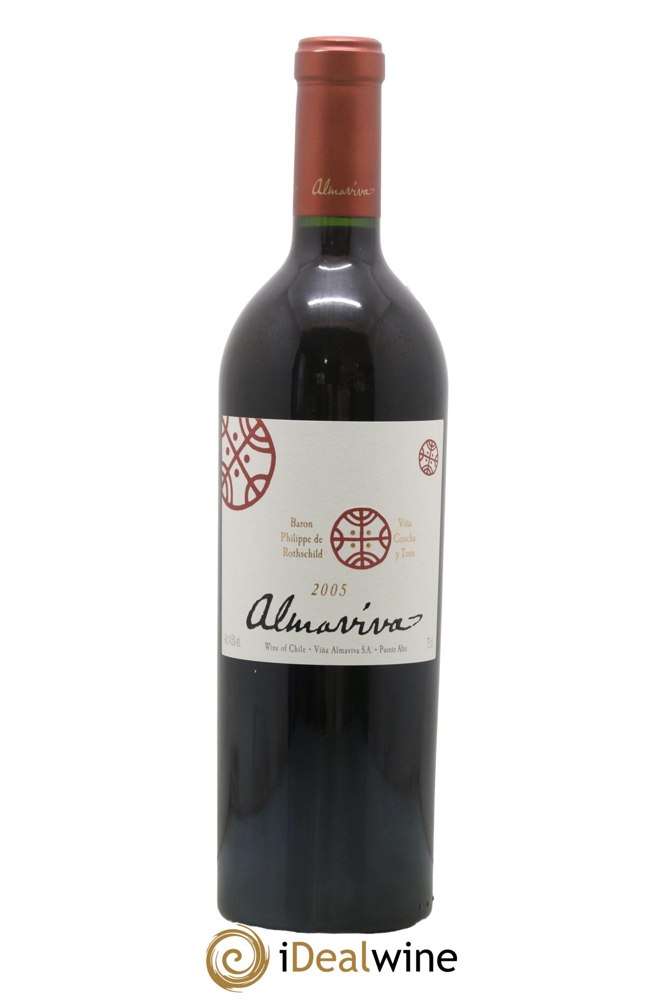 Chili Almaviva Baron P. de Rothschild Concha y Toro 2005 - Lotto di 1 bottiglia - 0
