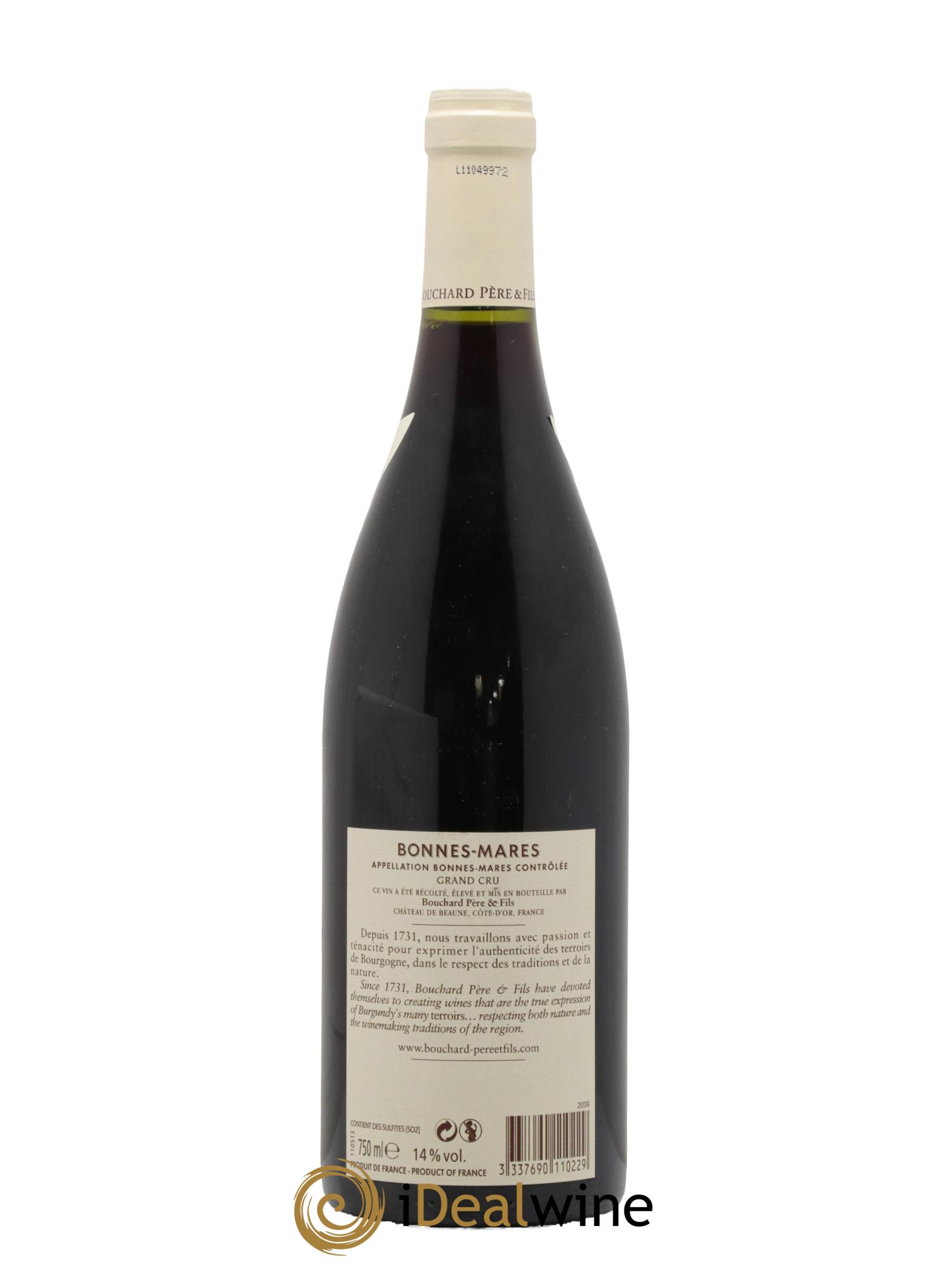 Bonnes-Mares Grand Cru Bouchard Père & Fils 2009 - Lot of 1 bottle - 1