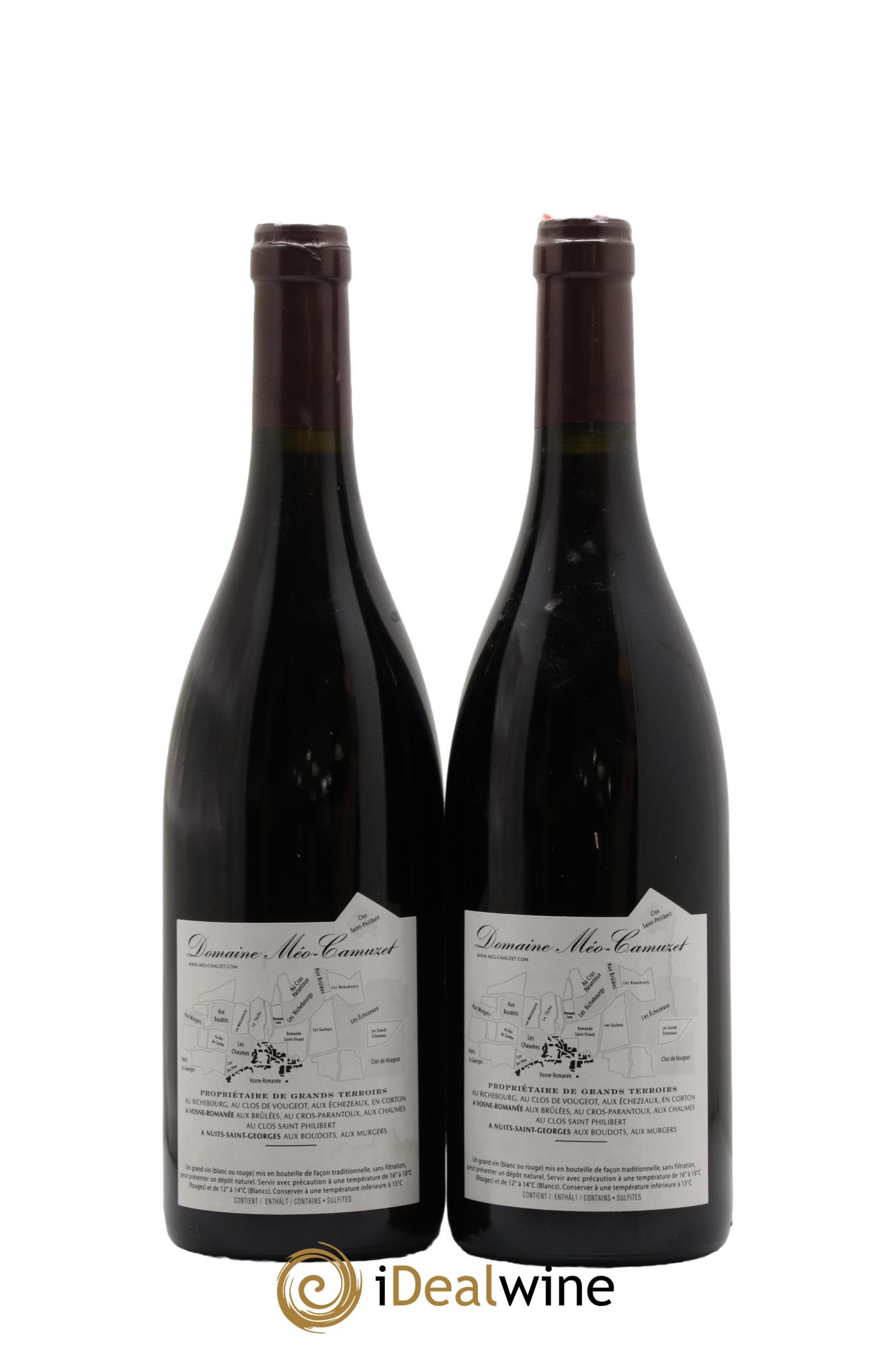 Vosne-Romanée 1er Cru Au Cros Parantoux Méo-Camuzet (Domaine)  2009 - Lotto di 2 bottiglie - 1