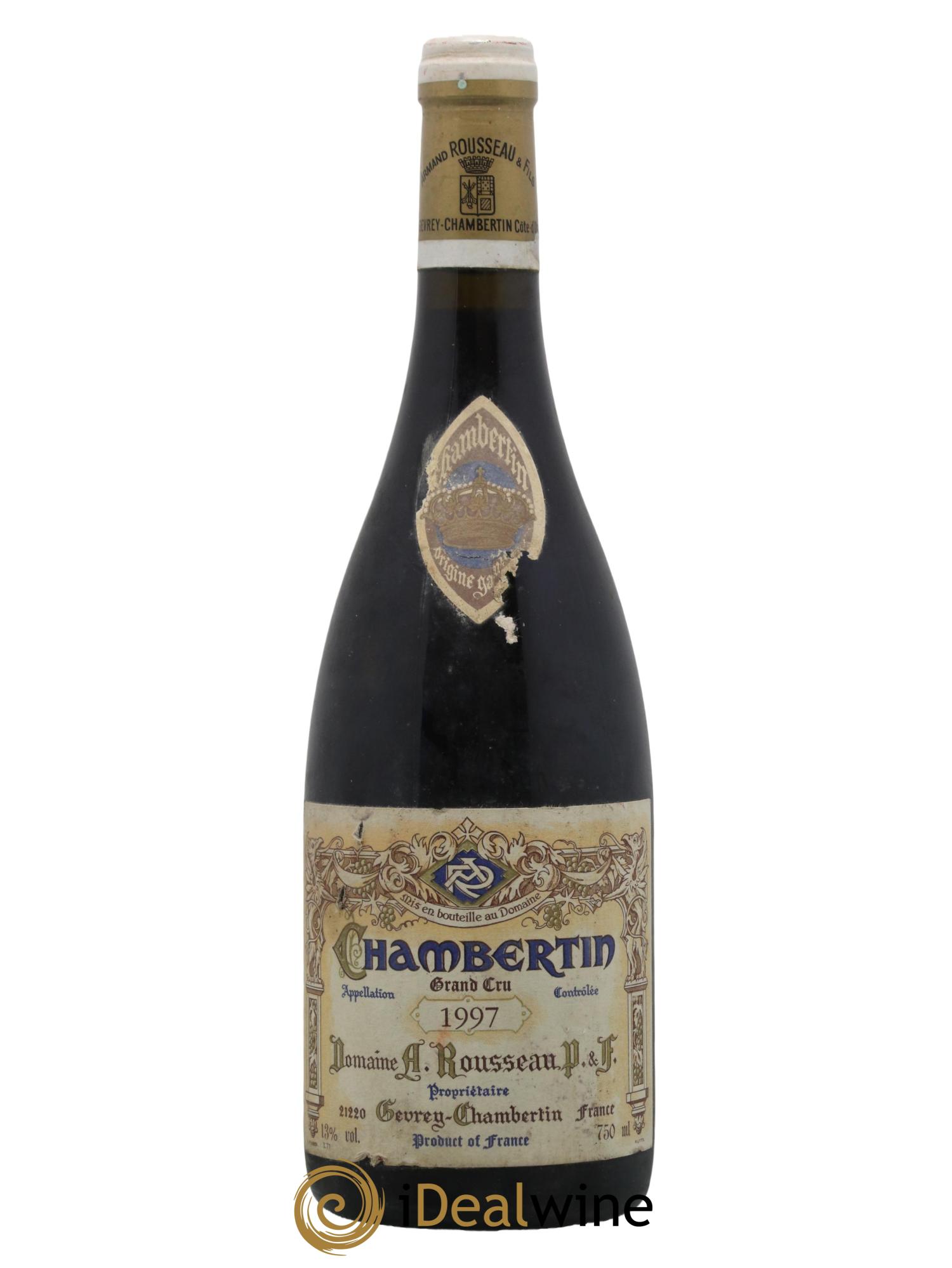 Chambertin Grand Cru Armand Rousseau (Domaine) 1997 - Lot de 1 bouteille - 0