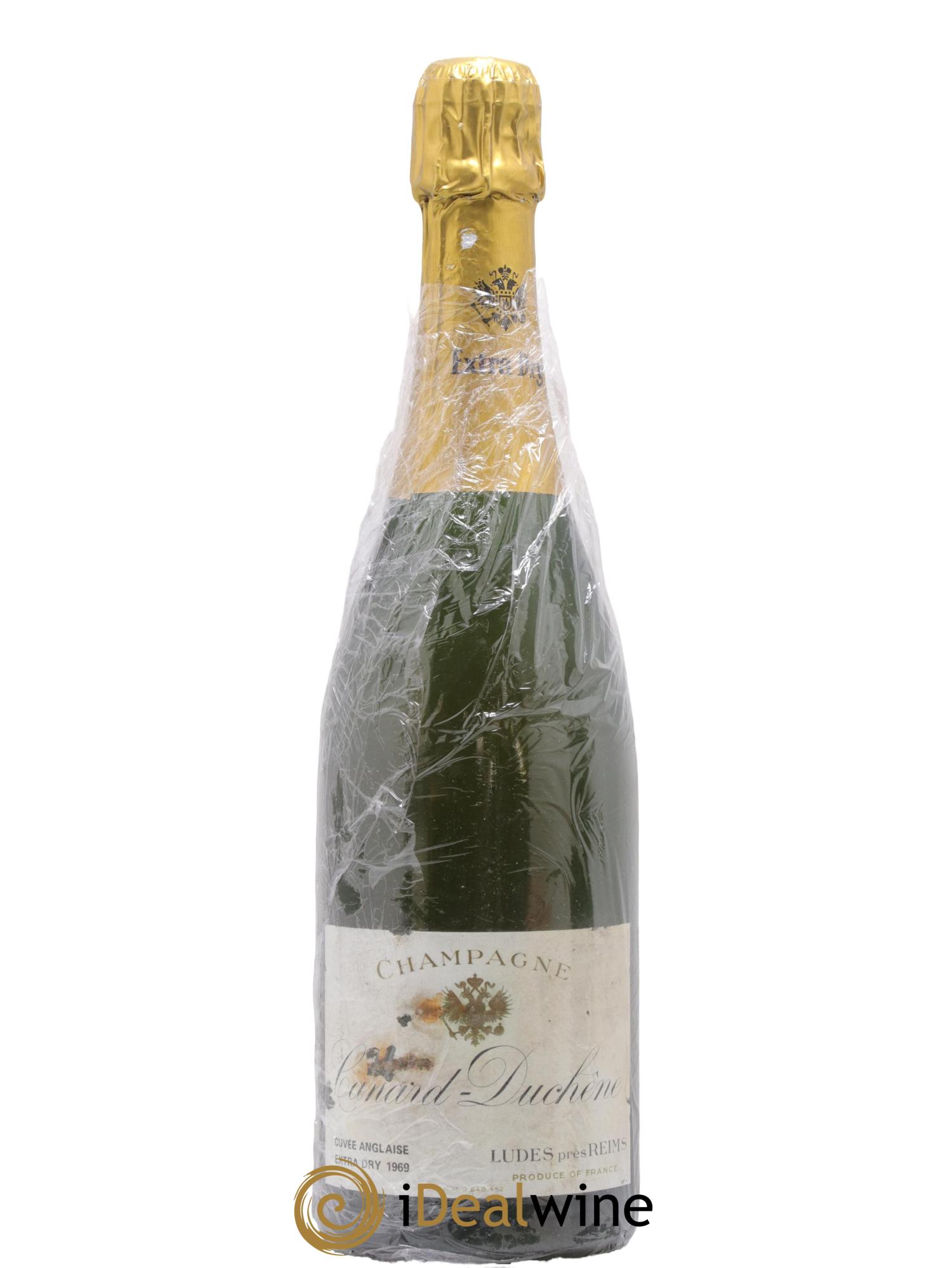Champagne Cuvée Anglaise Canard Duchêne 1969 - Lot de 1 bouteille - 0