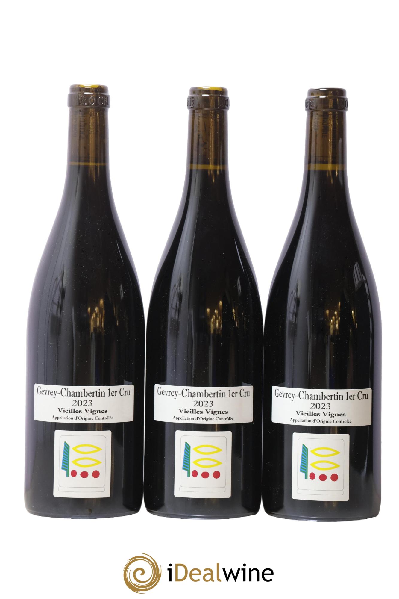 Gevrey-Chambertin 1er Cru Vieilles Vignes Prieuré Roch 2023 - Lot de 3 bouteilles - 0