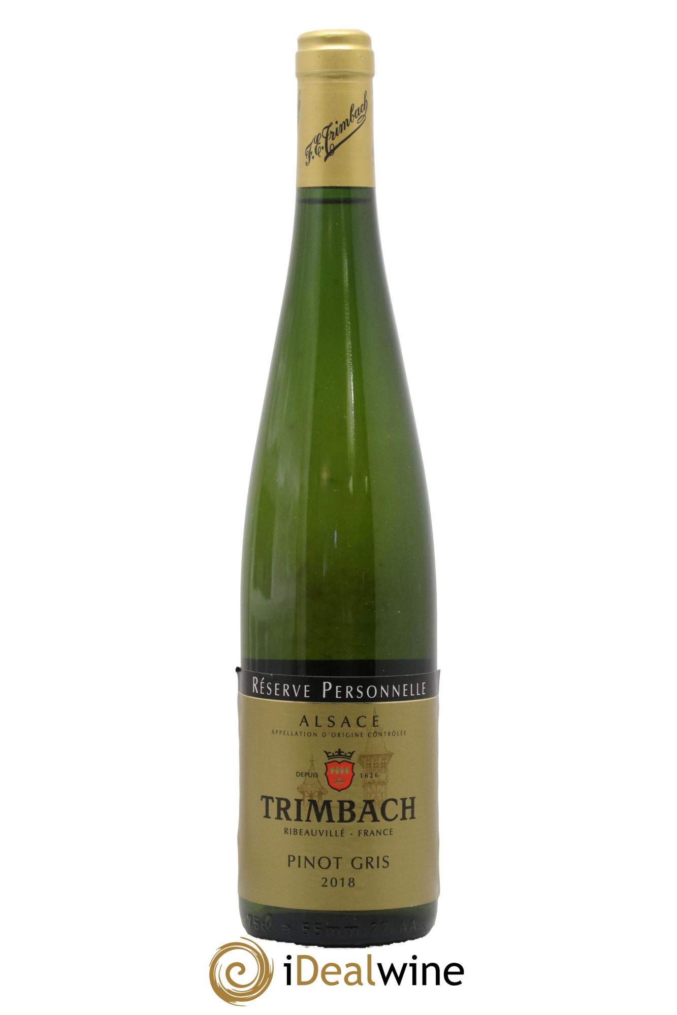Alsace Pinot Gris Réserve Personnelle Trimbach (Domaine) 2018 - Lot de 1 bouteille - 0