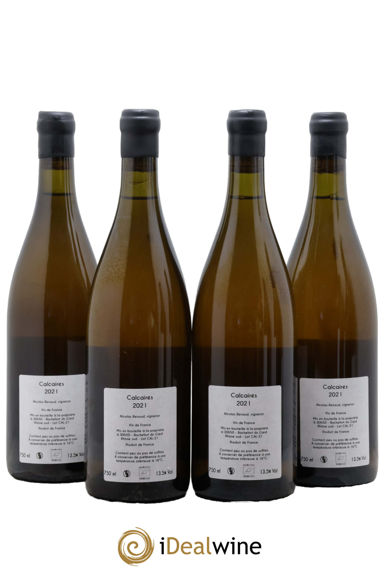 Vin de France Calcaires Clos des Grillons Calcaires 2021 - Lot de 4 bouteilles - 1