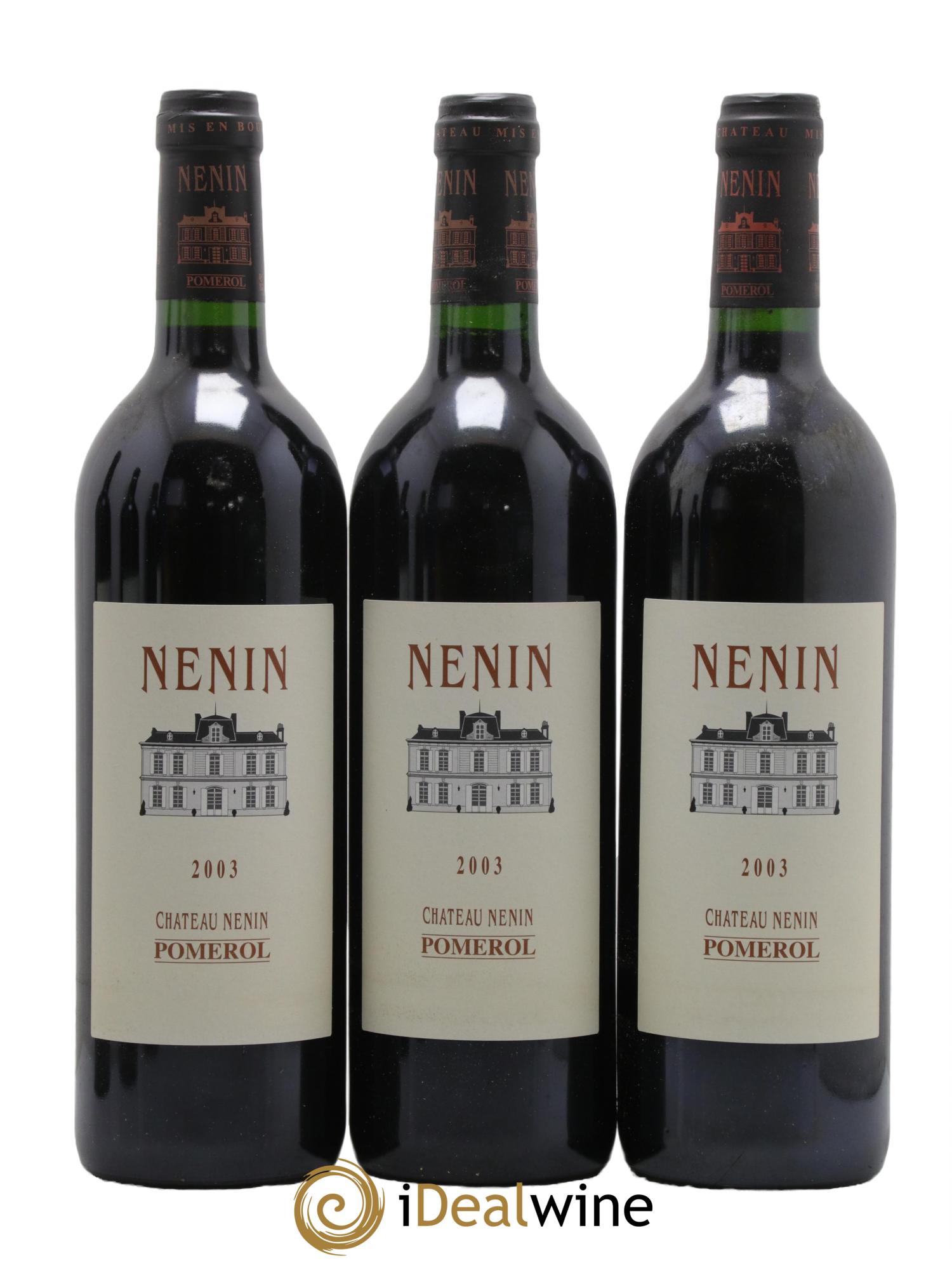 Château Nenin 2003 - Posten von 6 Flaschen - 2