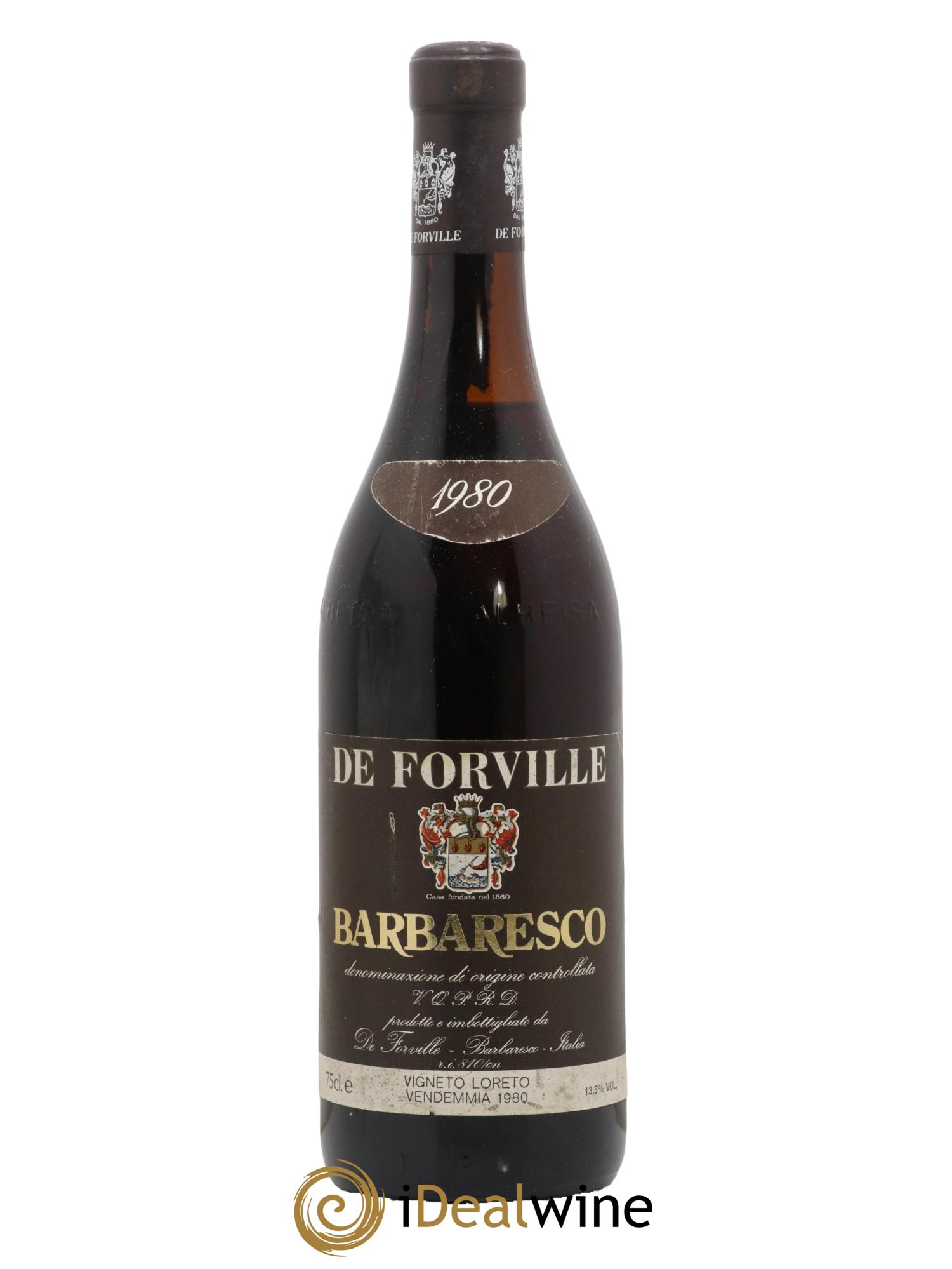 Barbaresco DOCG de Forville 1980 - Lot de 1 bouteille - 0