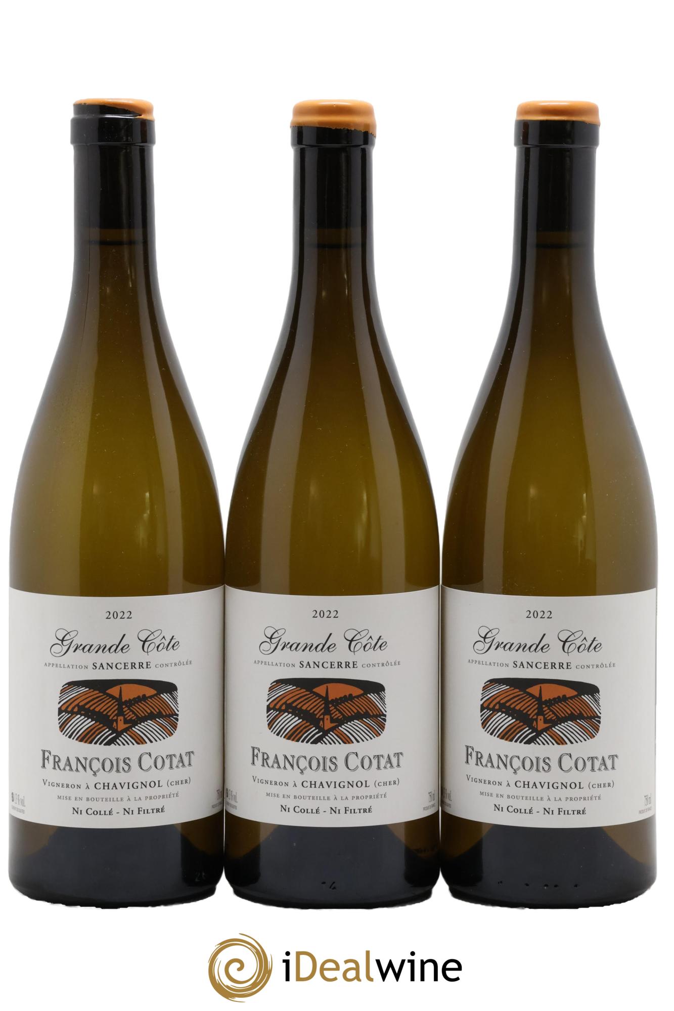 Sancerre La Grande Côte François Cotat 2022 - Lot de 3 bouteilles - 0