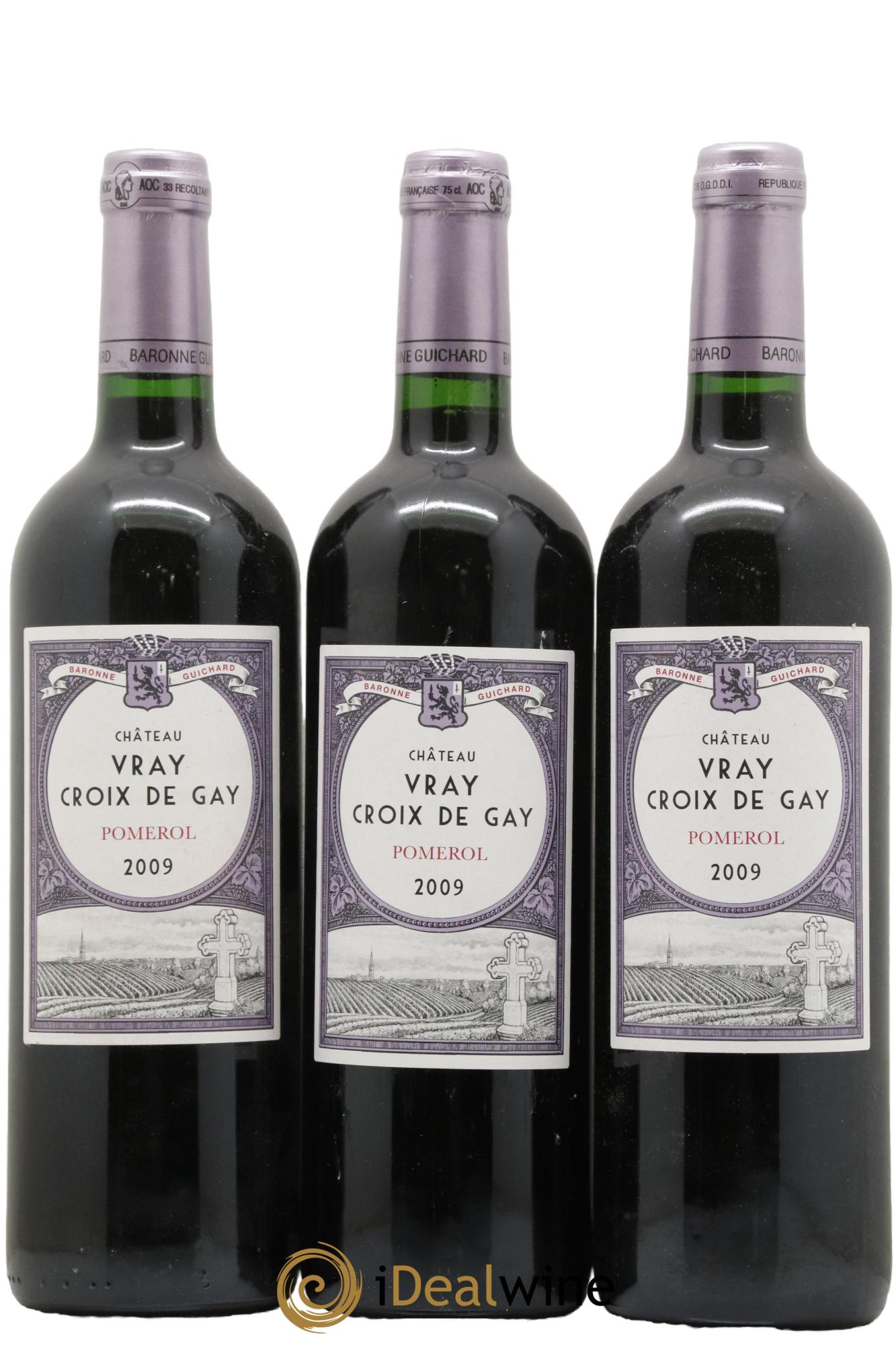 Château Vray Croix de Gay 2009 - Lot de 3 bouteilles - 0