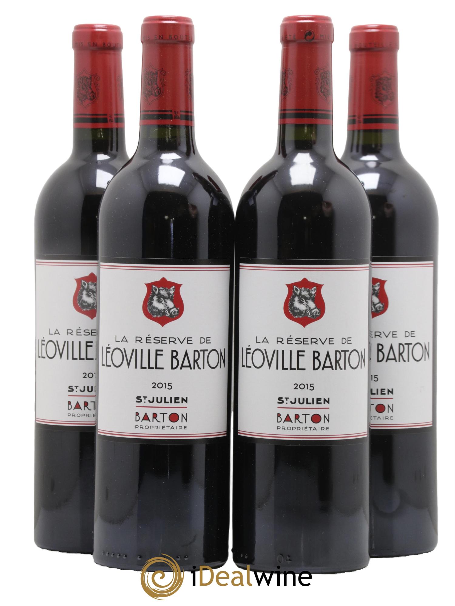 La Réserve de Léoville Barton 2015 - Lotto di 4 bottiglie - 0