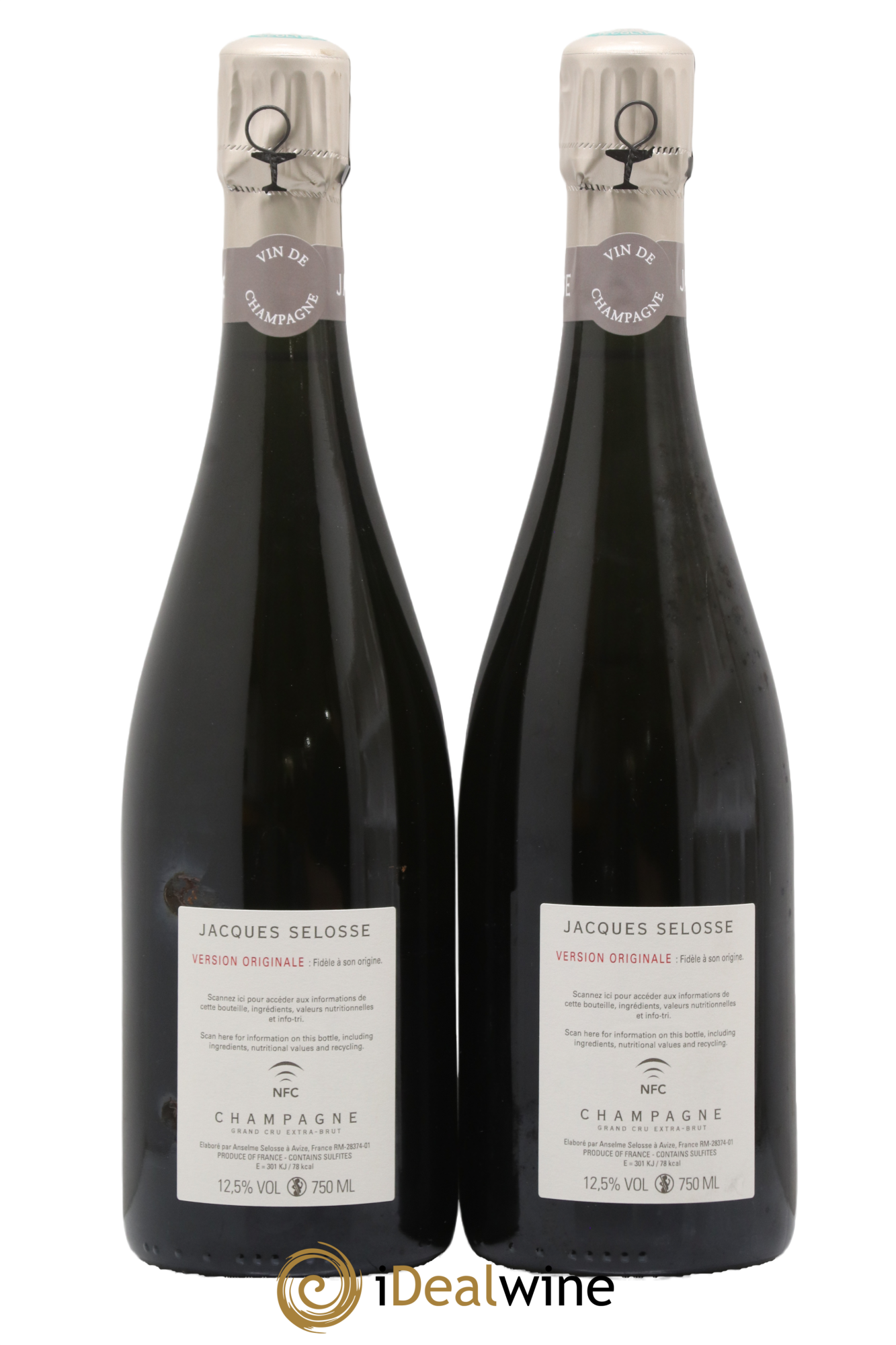 Version Originale Jacques Selosse - Lotto di 2 bottiglie - 1