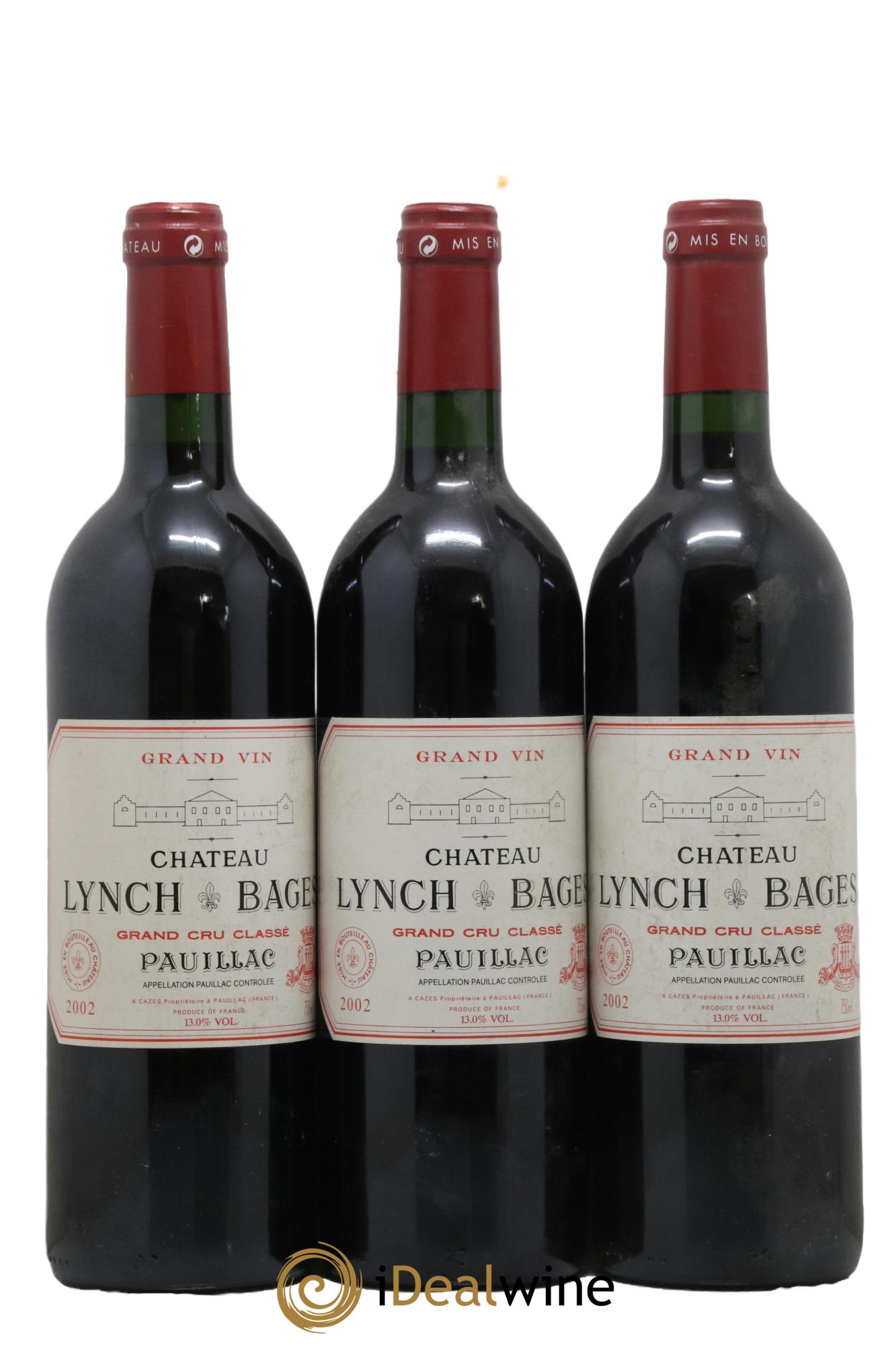 Château Lynch Bages 5ème Grand Cru Classé 2002 - Lot de 12 bouteilles - 2