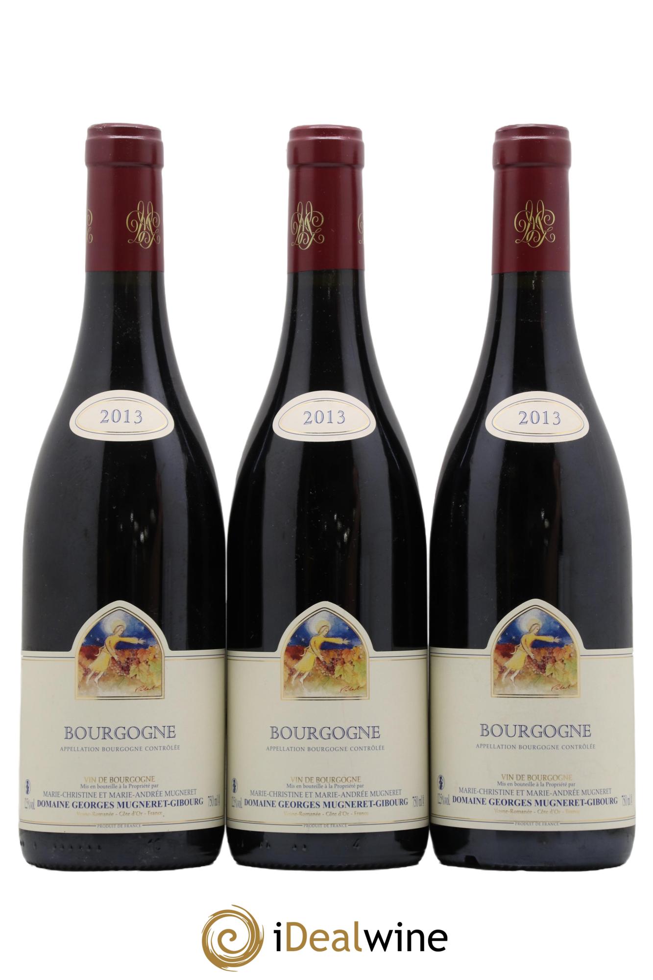 Bourgogne Mugneret-Gibourg (Domaine) 2013 - Lot de 3 bouteilles - 0