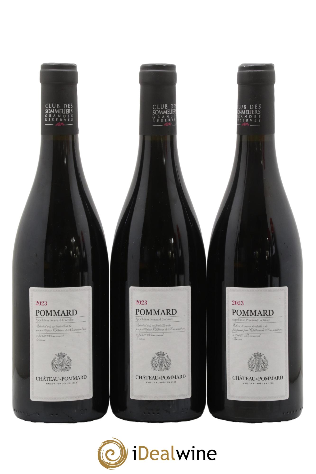 Pommard Château de Pommard Club des Sommeliers 2023 - Lot de 3 bouteilles - 0