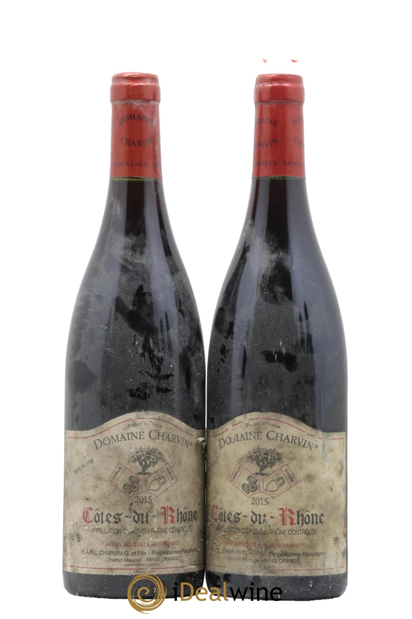Côtes-du-Rhône Charvin (Domaine) 2015 - Lot de 2 bouteilles - 0