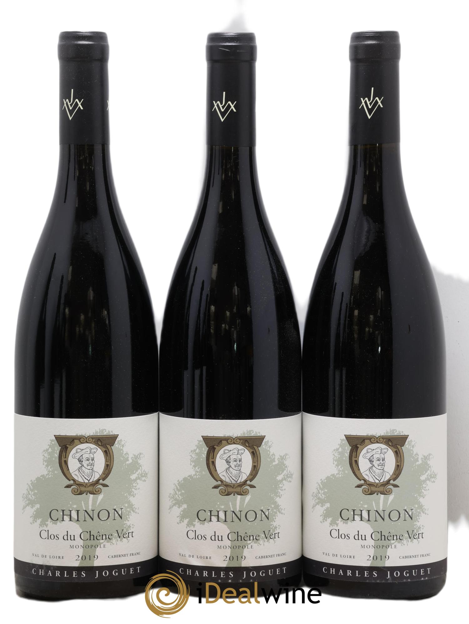 Chinon Clos du Chêne Vert Charles Joguet 2019 - Lot of 3 bottles - 0