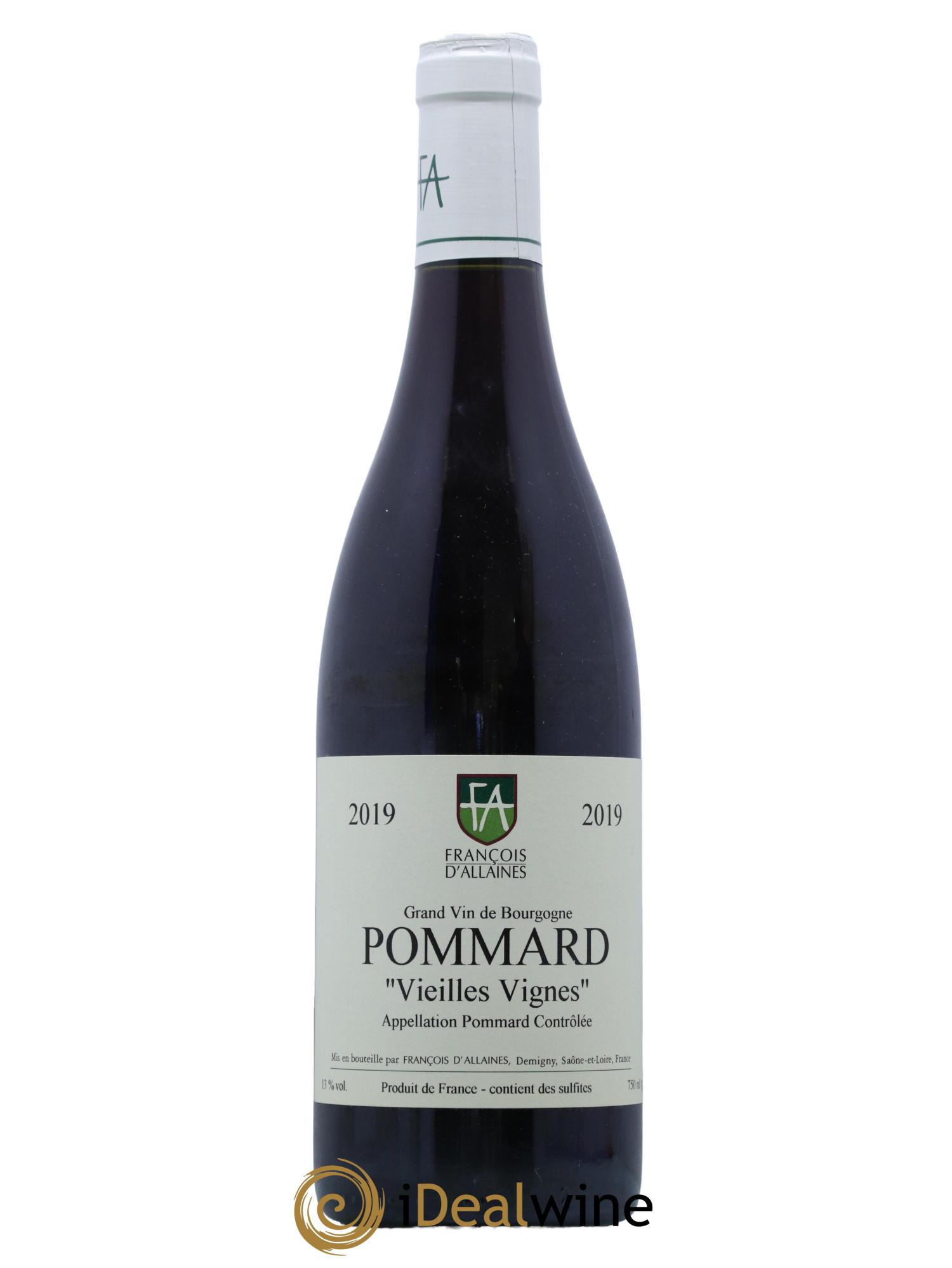 Pommard Vieilles Vignes François d'Allaines 2019 - Lot de 1 bouteille - 0