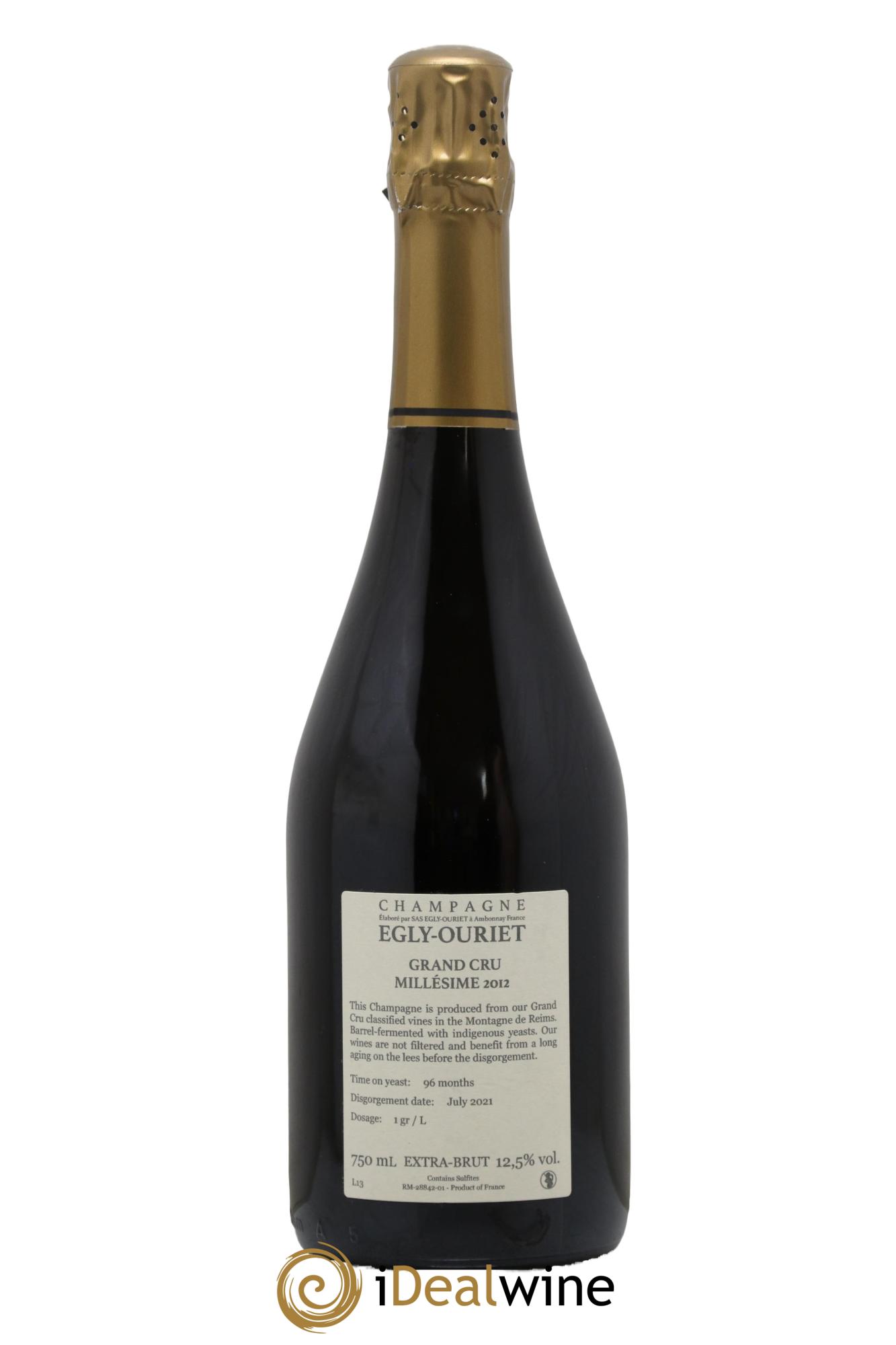 Grand Cru Brut Egly-Ouriet 2012 - Lotto di 1 bottiglia - 1