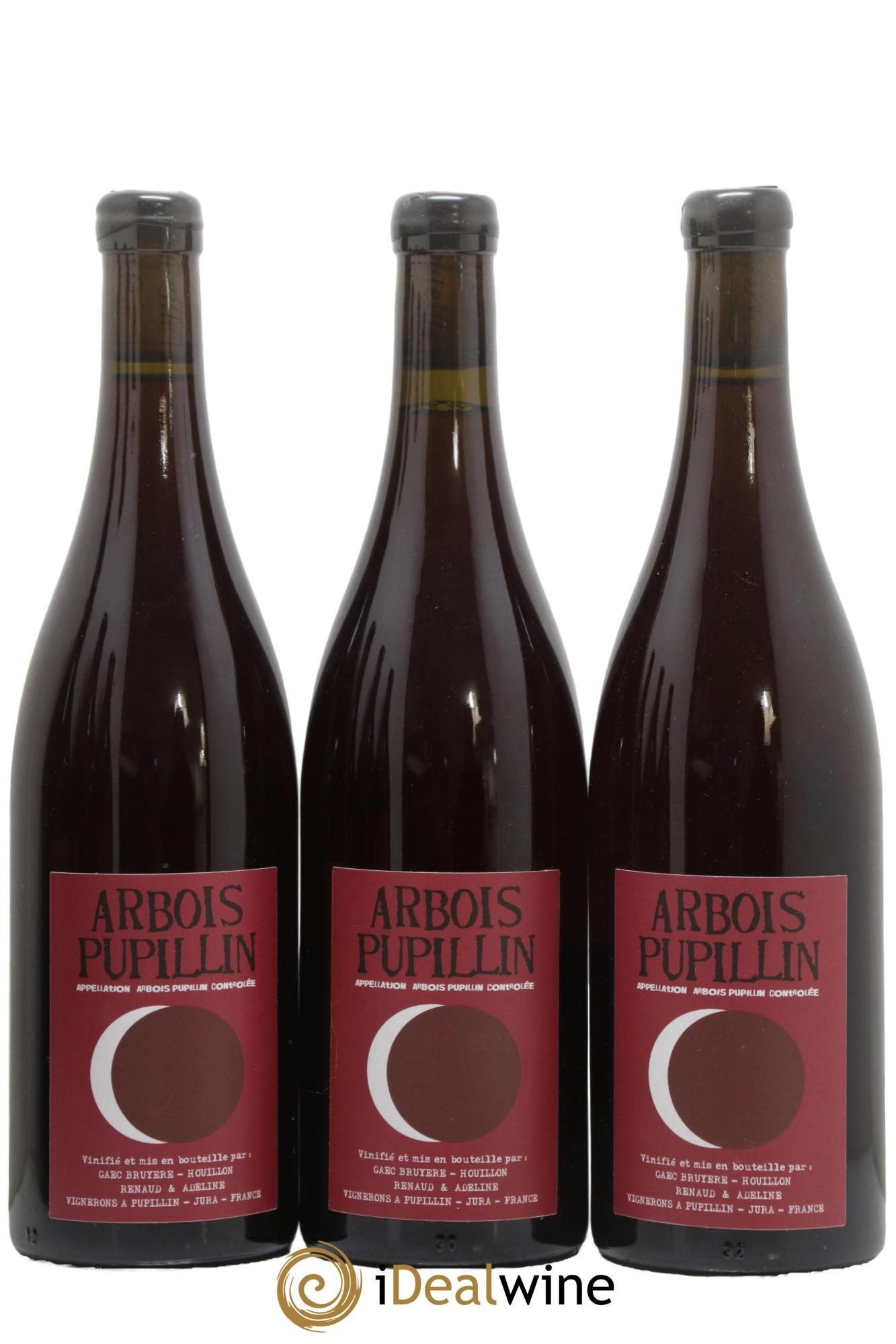 Arbois Pupillin Trousseau En Aspis Adeline Houillon & Renaud Bruyère 2020 - Lotto di 3 bottiglie - 0
