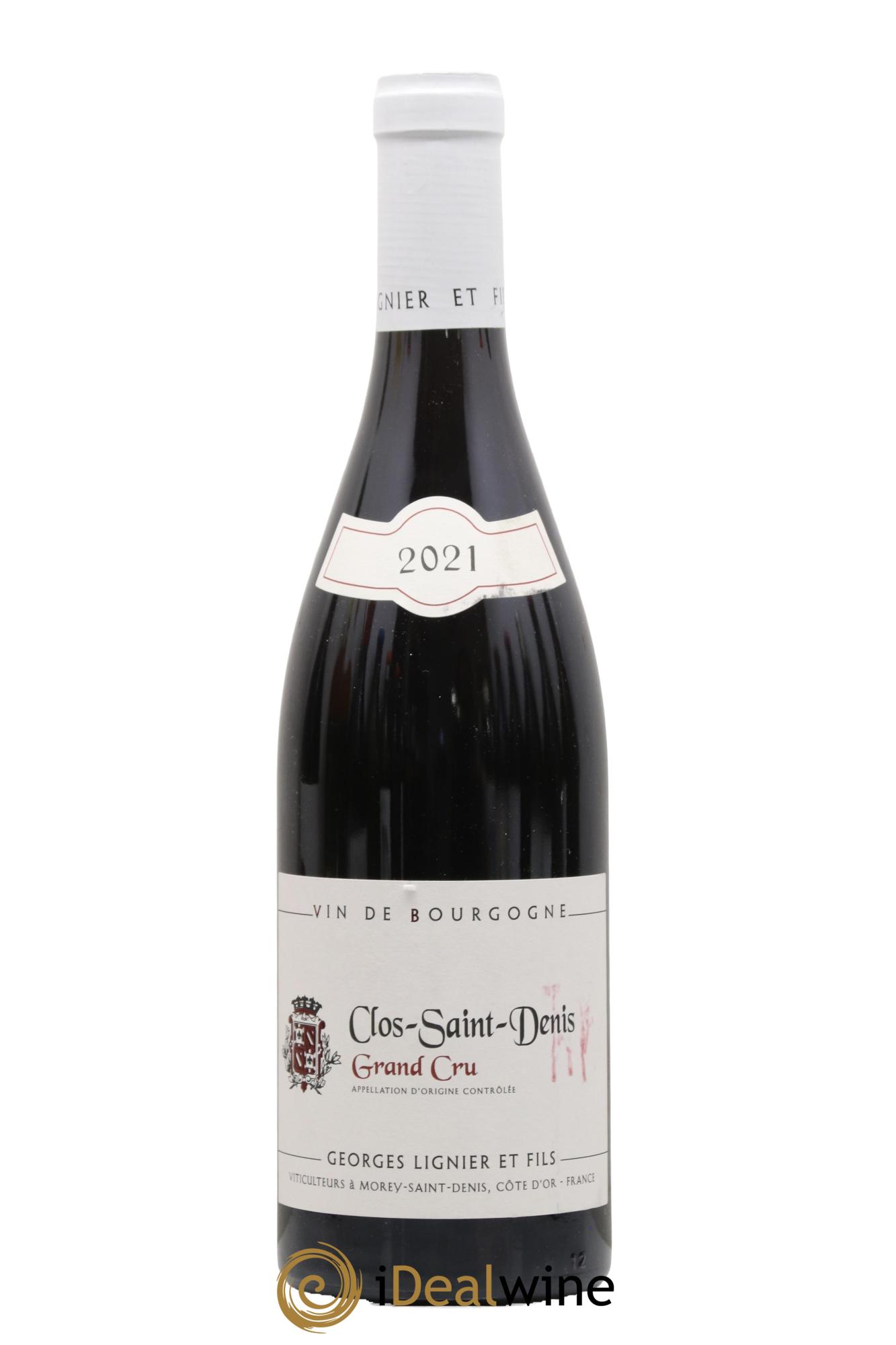 Clos Saint-Denis Grand Cru Georges Lignier 2021 - Lot de 1 bouteille - 0