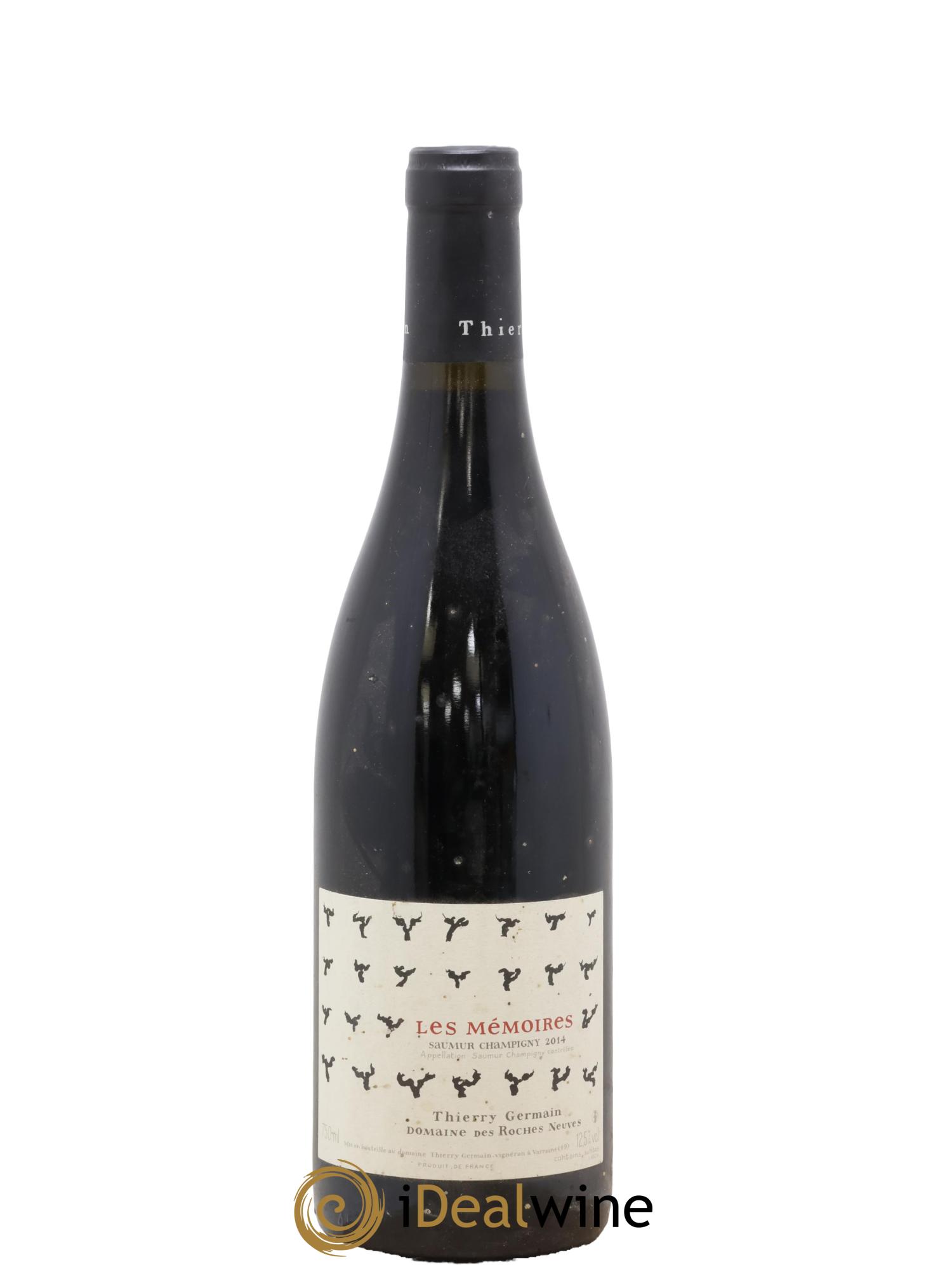 Saumur-Champigny Les Mémoires Domaine des Roches Neuves - Thierry Germain 2014 - Lot de 1 bouteille - 0