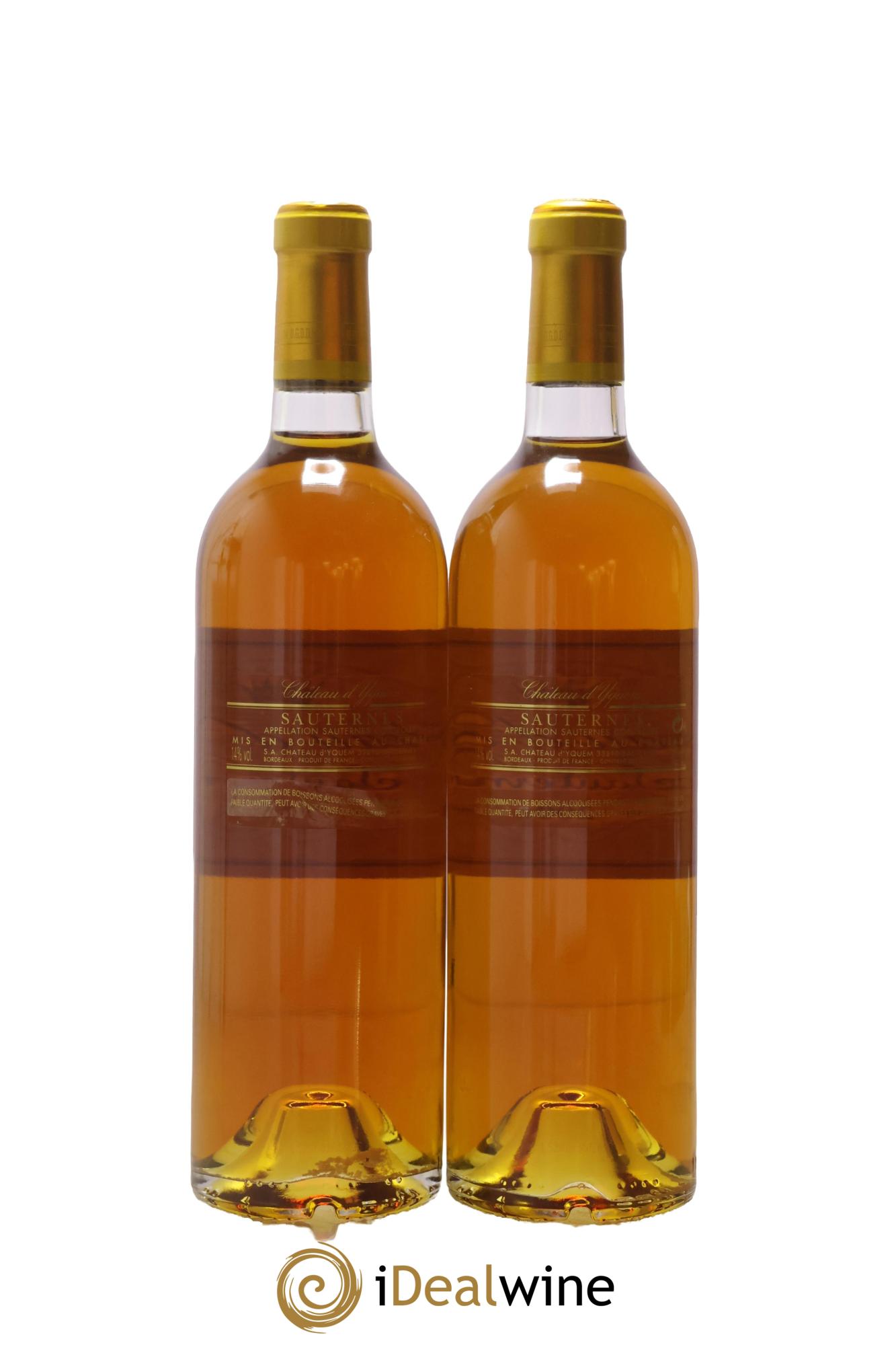 Château d' Yquem 1er Cru Classé Supérieur 2006 - Lot of 2 bottles - 1