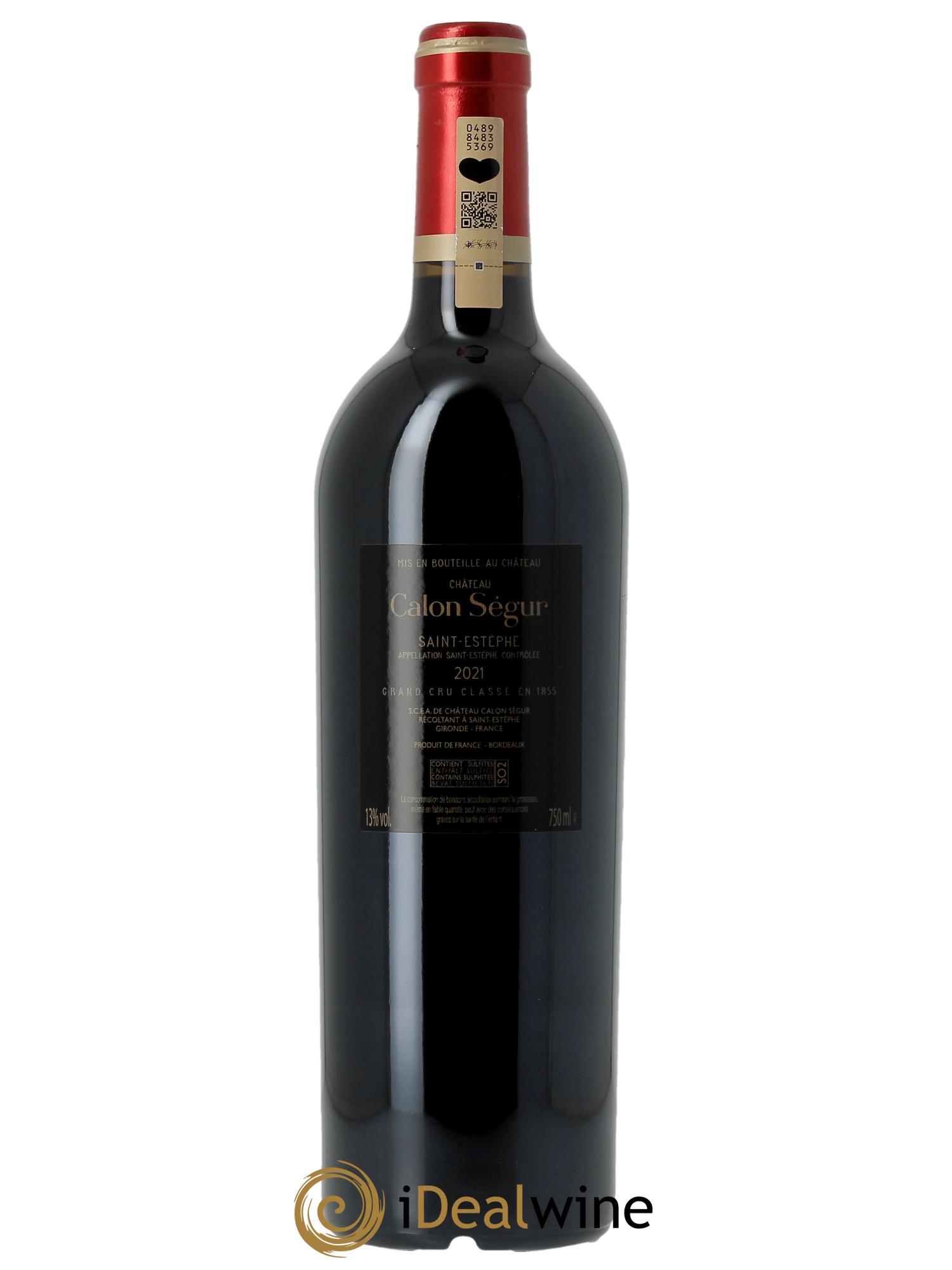 Château Calon Ségur 3ème Grand Cru Classé (OWC if 6 bts) 2021 - Lot of 1 bottle - 1