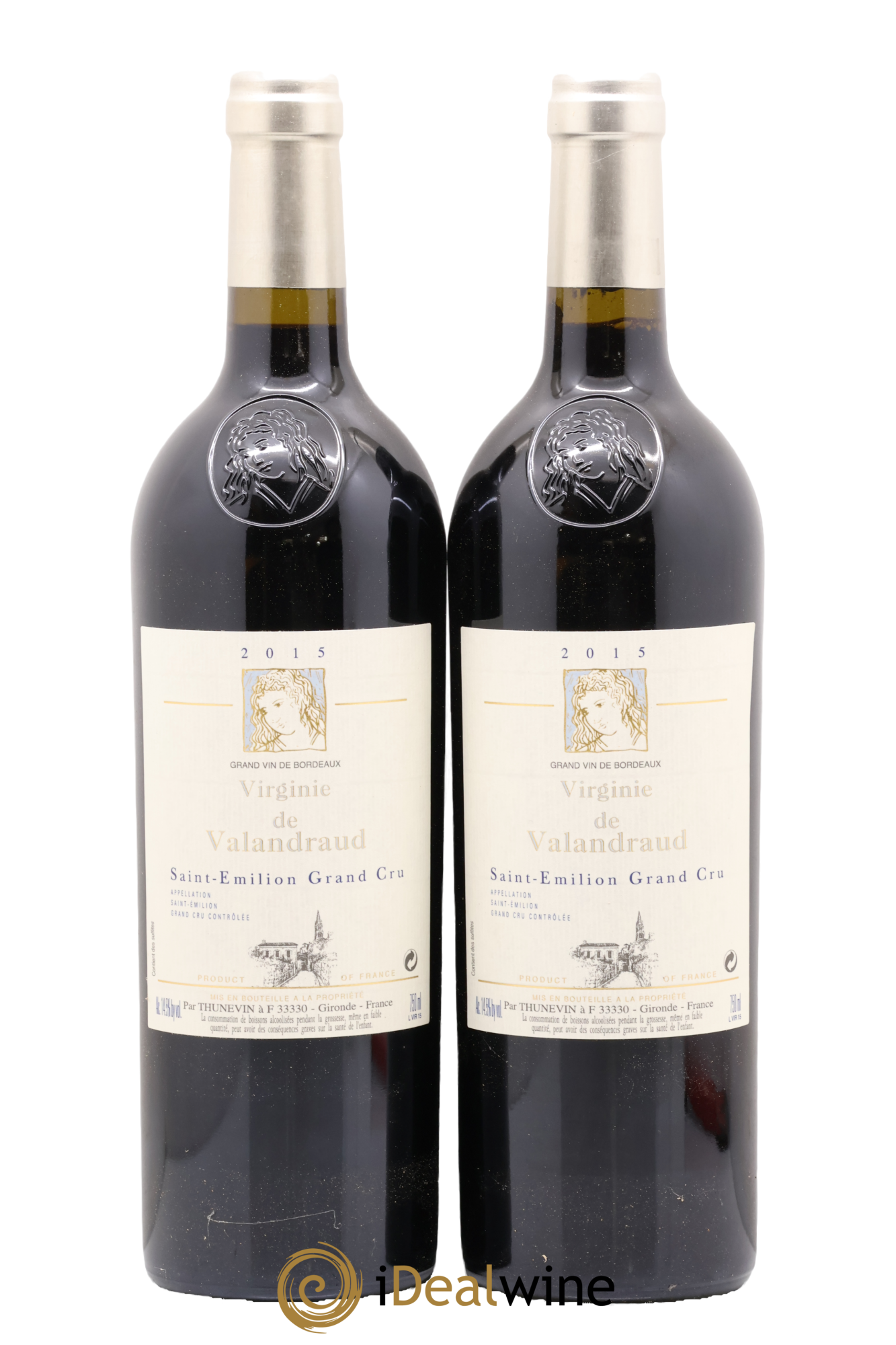 Virginie de Valandraud 2015 - Lot of 2 bottles - 0