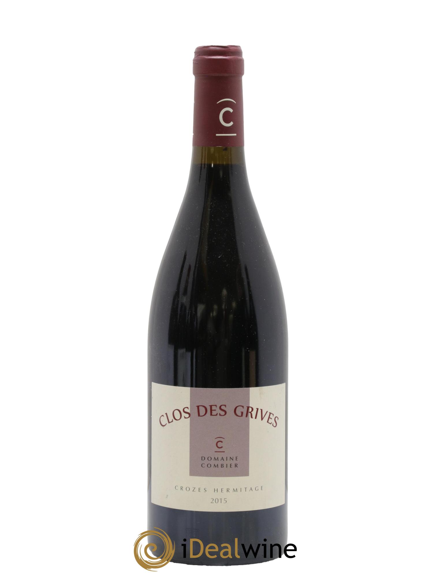 Crozes-Hermitage Clos des Grives Laurent Combier 2015 - Lot de 1 bouteille - 0