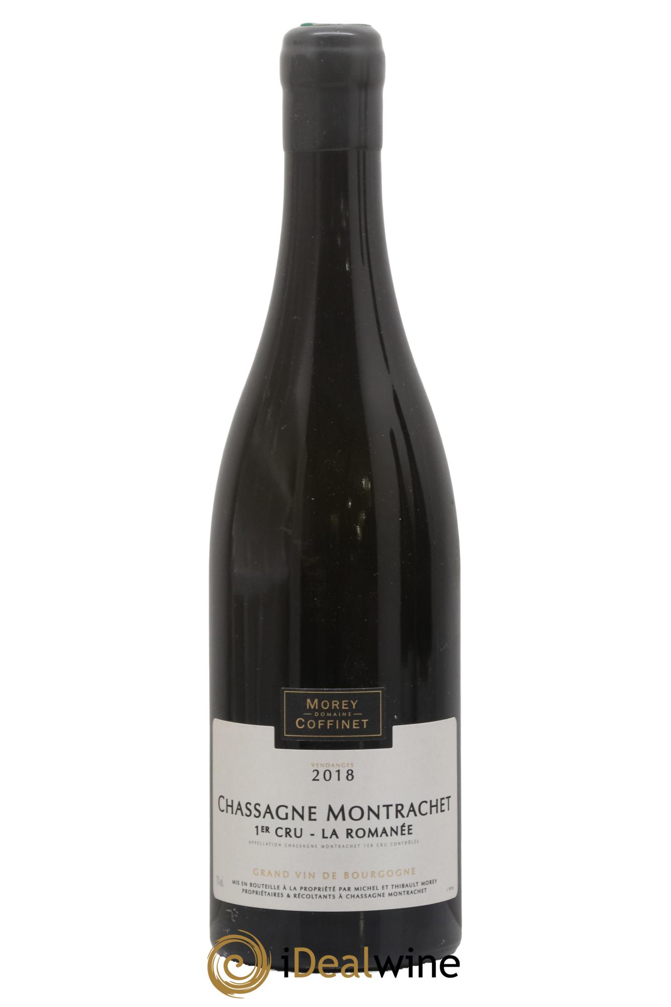 Chassagne-Montrachet 1er Cru La Romanée Morey-Coffinet (Domaine) 2018 - Lot de 1 bouteille - 0