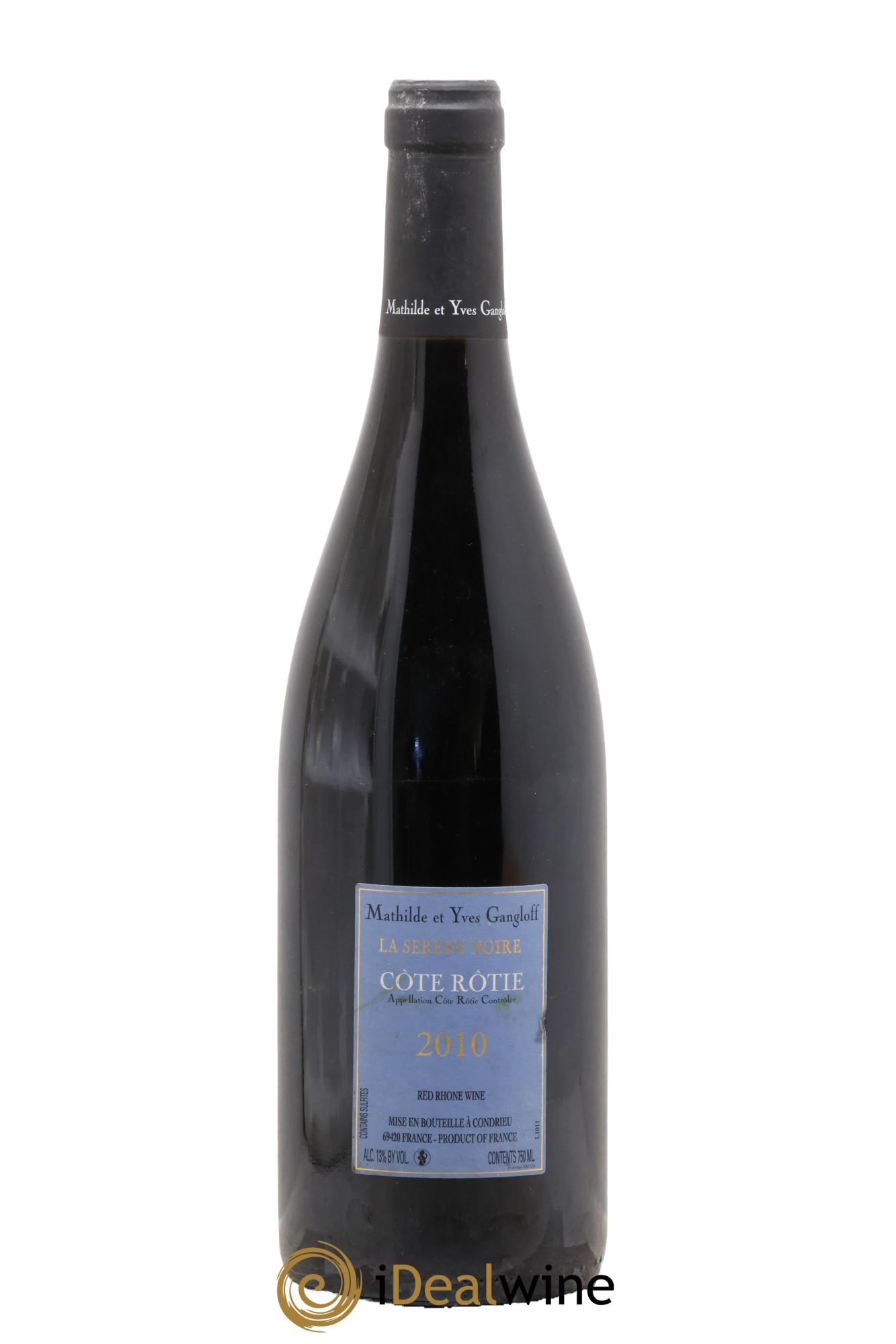 Côte-Rôtie La Sereine Noire Gangloff (Domaine) 2010 - Lot de 1 bouteille - 1